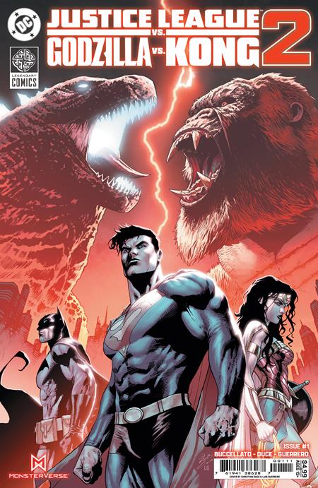 JUSTICE LEAGUE VS GODZILLA VS KONG 2 #1 (OF 7) CVR A CHRISTIAN DUCE 6/4/2025