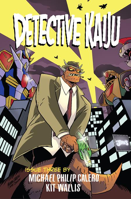 DETECTIVE KAIJU #3 (OF 4) CVR B MICHAEL CALERO NOIR HOMAGE VAR 10/1/2025