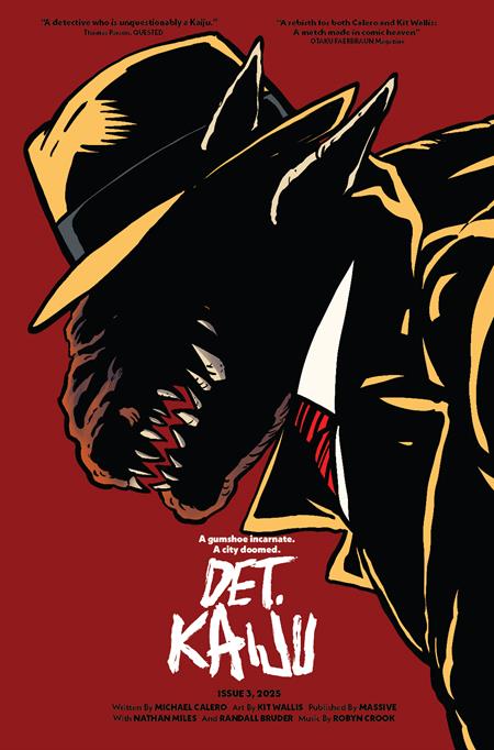 DETECTIVE KAIJU #3 (OF 4) CVR B MICHAEL CALERO NOIR HOMAGE VAR 10/1/2025