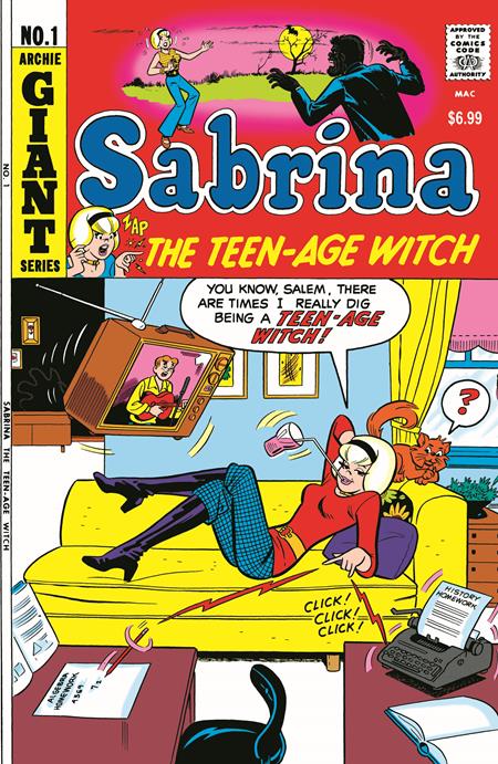 ARCHIE FACSIMILE #9 SABRINA THE TEENAGE WITCH #1 CVR A DAN DECARLO & RUDY LAPICK 11/5/2025
