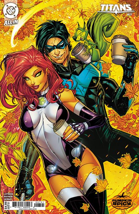 TITANS #27 CVR D JONBOY MEYERS PUMPKIN SPICY CARD STOCK VAR 9/17/2025