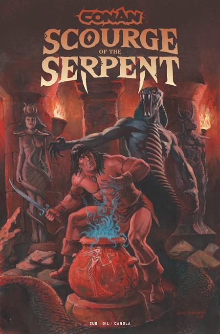 CONAN THE BARBARIAN SCOURGE OF THE SERPENT #1 (OF 4) CVR C GEOF ISHERWOOD VAR (MR) 9/24/2025