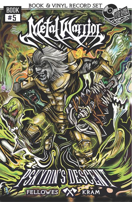 METAL WARRIOR TP #5 (OF 9) PSKYDINS DESCENT OUT OF DETENTION AND INTO DARKNESS WITH 7 IN VINYL 9/24/2025