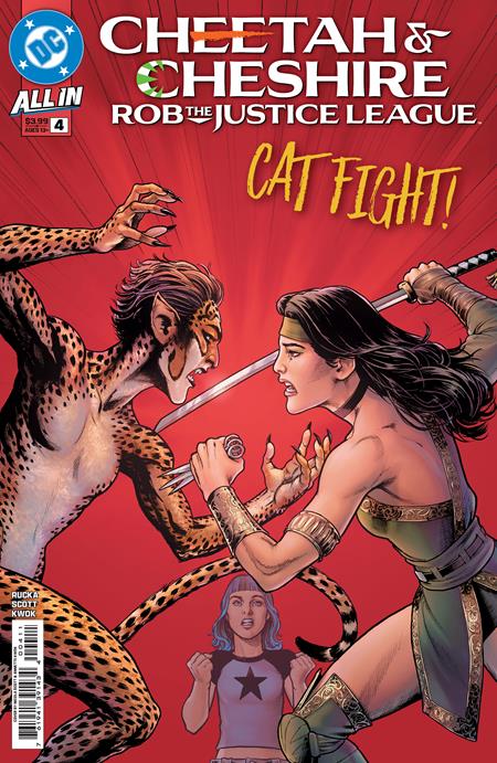 CHEETAH AND CHESHIRE ROB THE JUSTICE LEAGUE #4 (OF 6) CVR A NICOLA SCOTT 11/5/2025