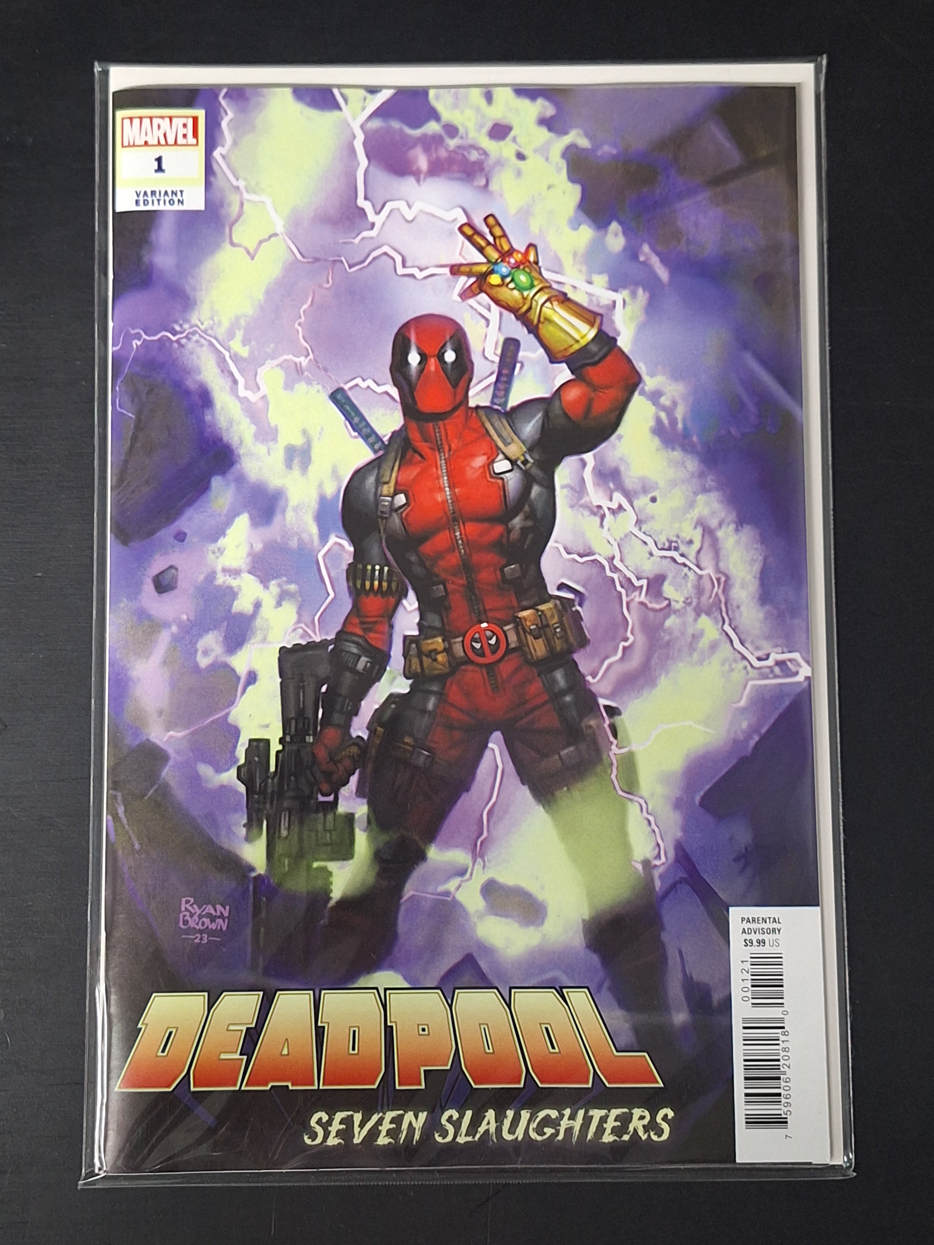 Deadpool Seven Slaughters 1 Marvel 2023 Ryan Brown Variant