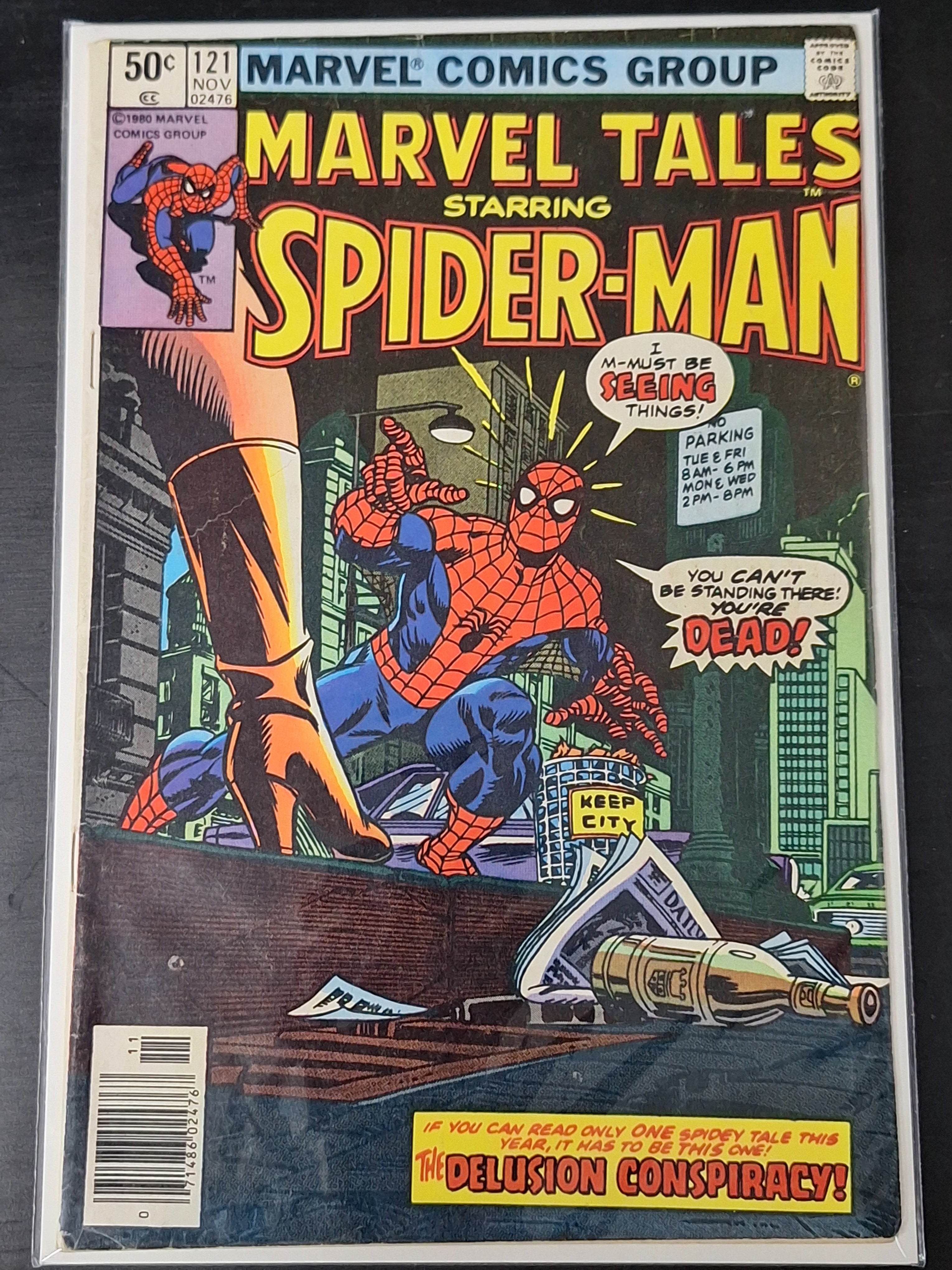 Marvel Tales 121 Marvel 1981 Reprints ASM 144 1st Gwen Stacy Clone, Newsstand
