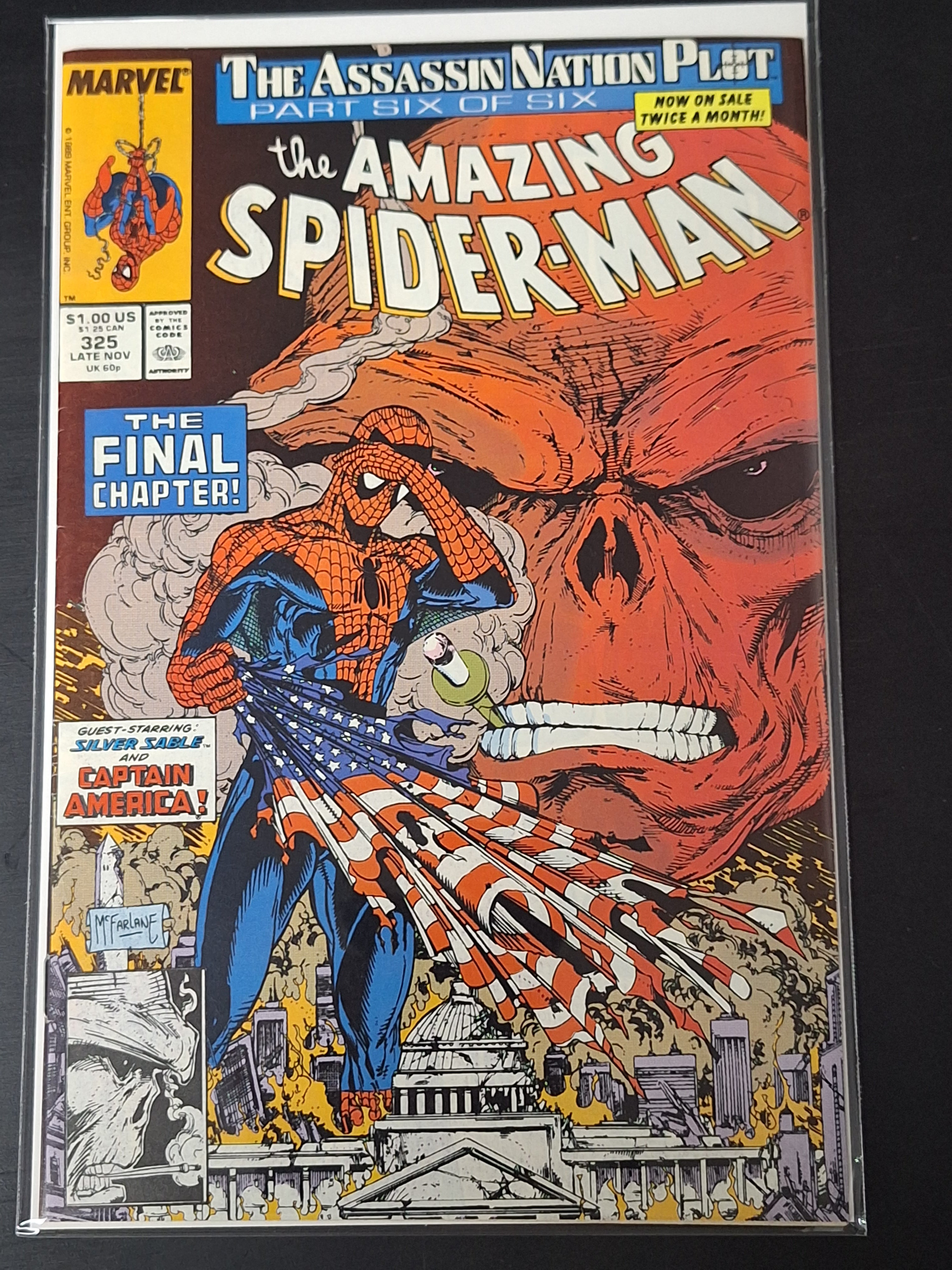 Amazing Spider-Man 325 Marvel 1989 Todd McFarlane Cover & Art