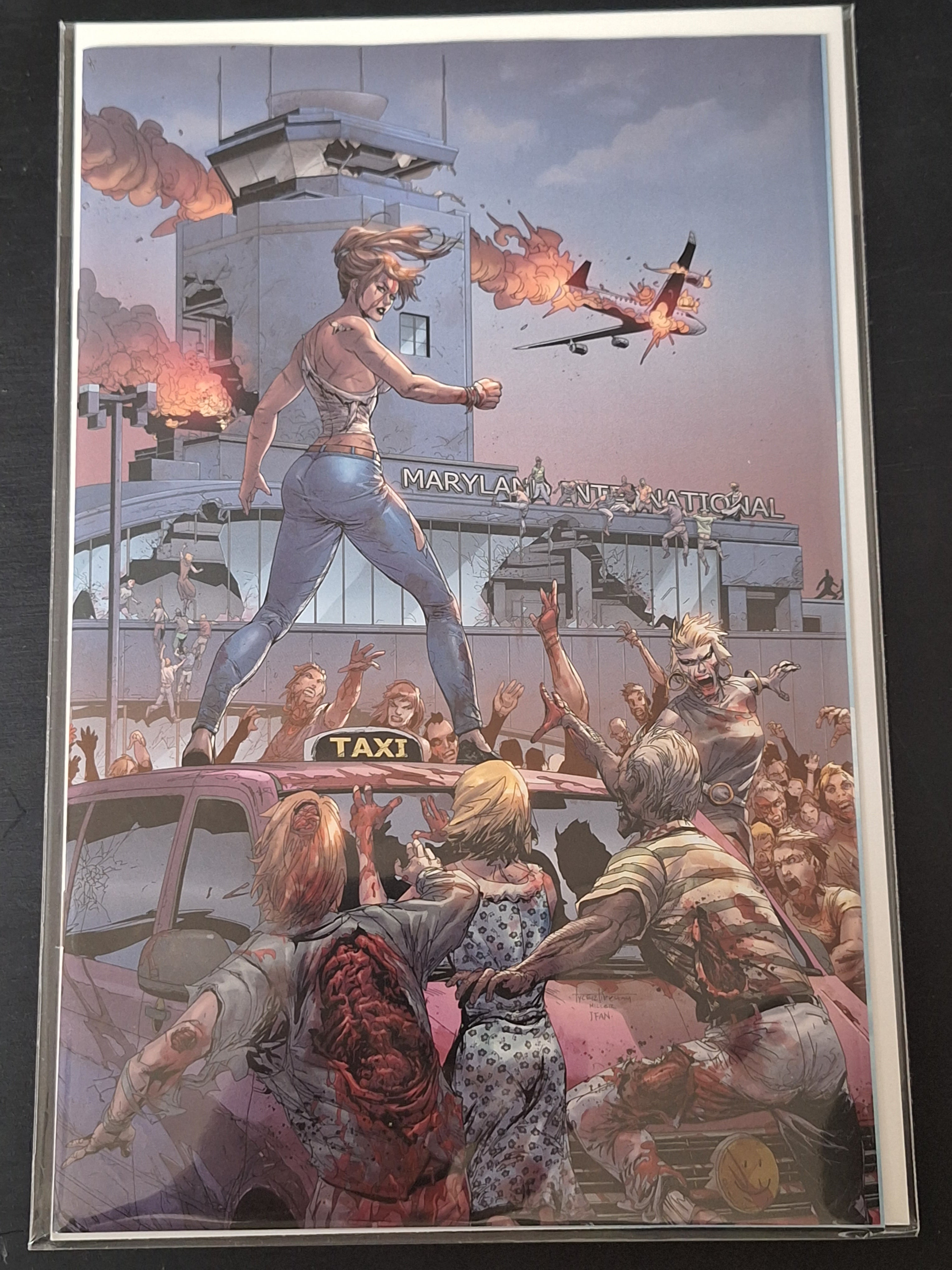 Almost Dead 1 Ablaze Comics 2023 Tyler Kirkham 1:5 Virgin Variant