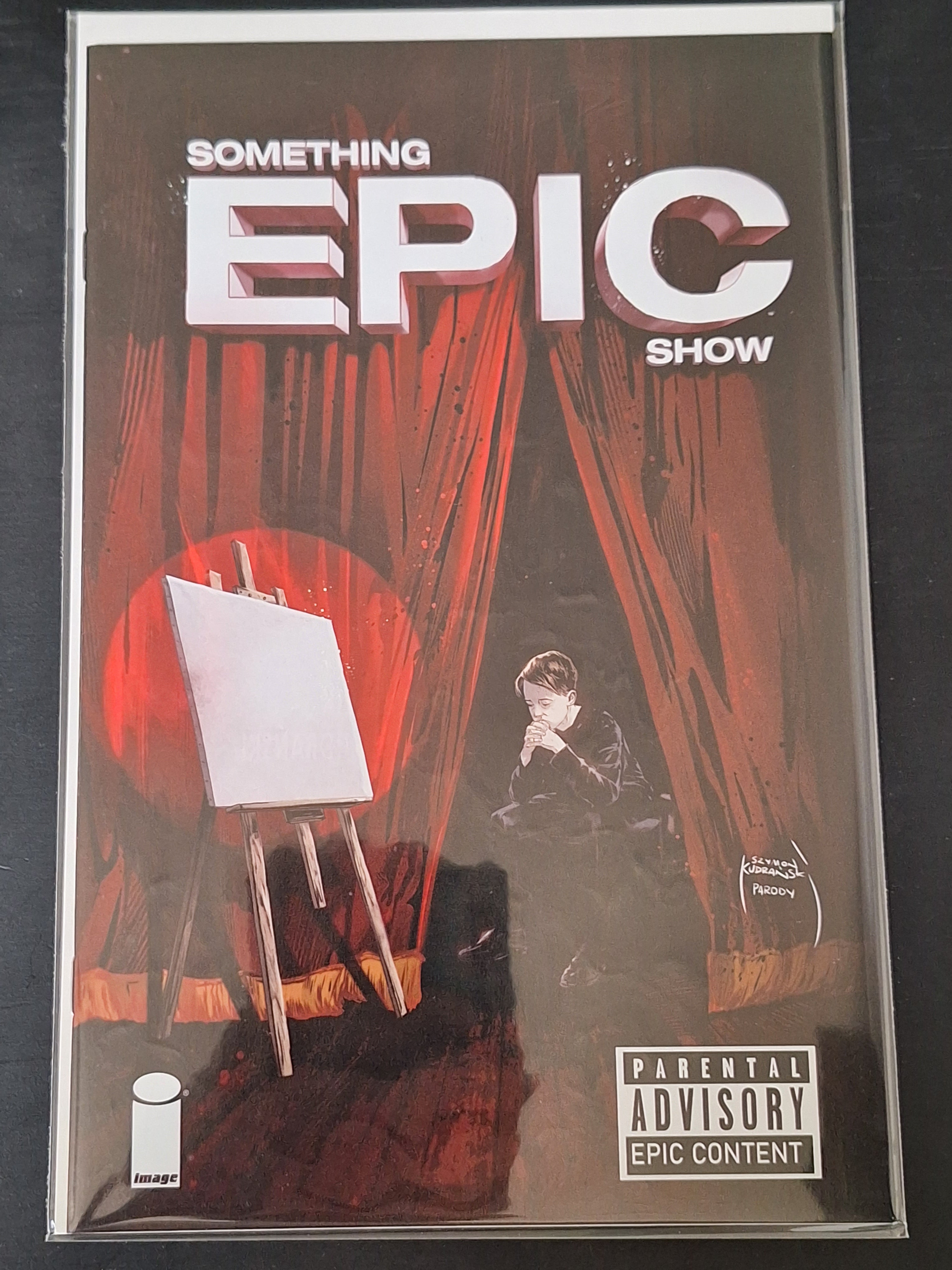 Something Epic 1 Image 2023 First Print, Eminem Homage Variant