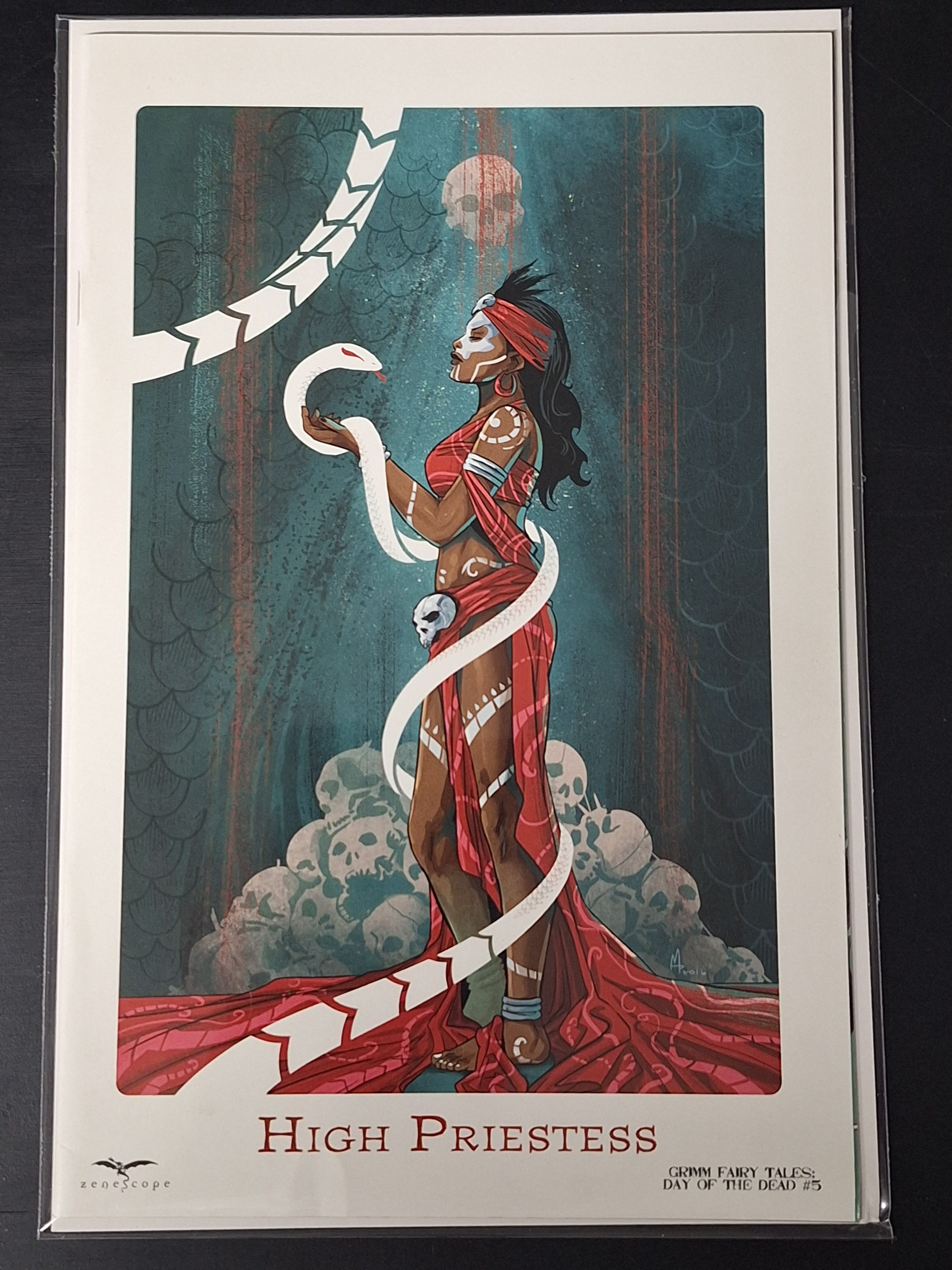 Grimm Fairy Tales: Day Of The Dead 5 Zenescope 2017 Tarot Card Variant