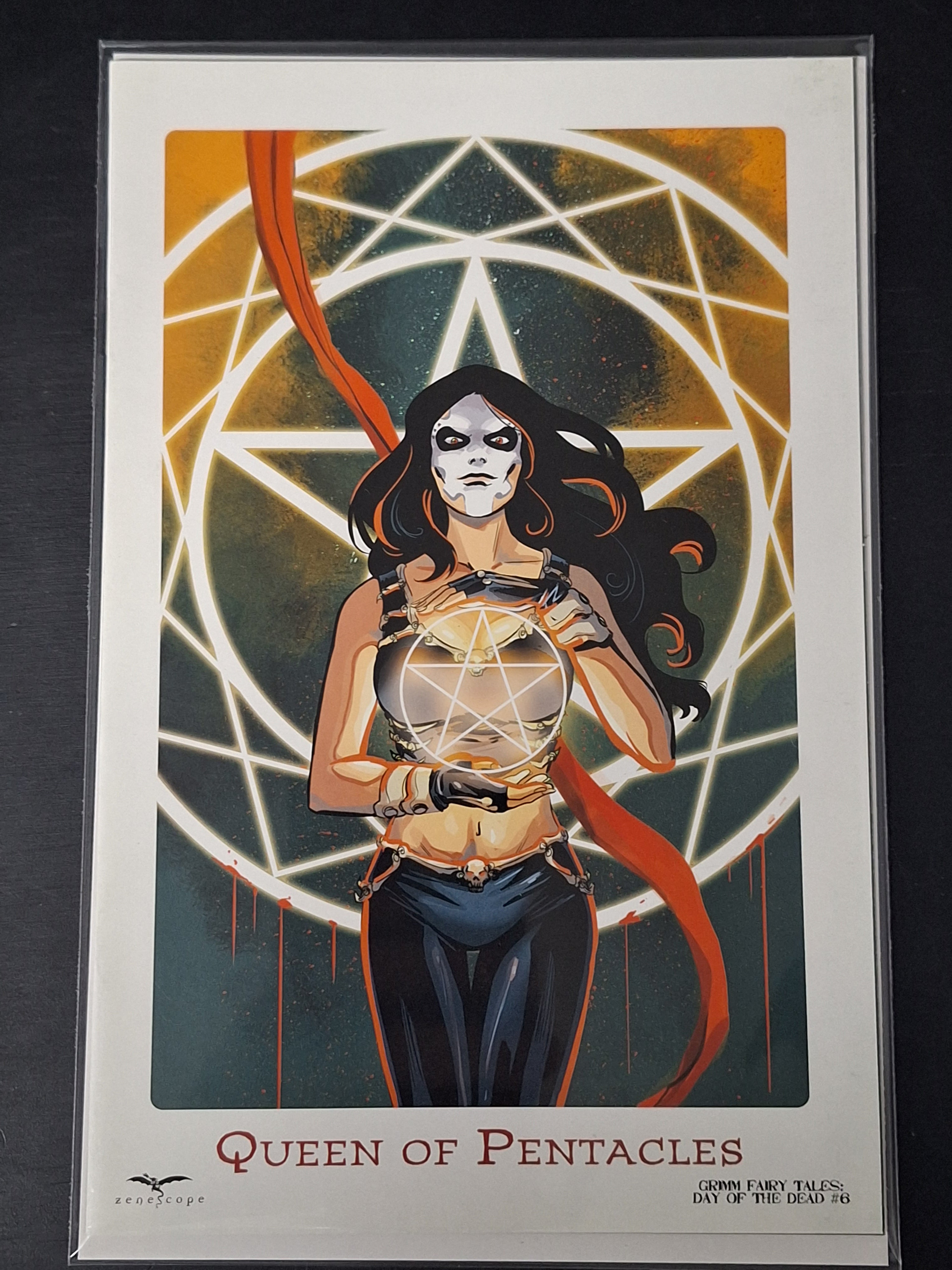 Grimm Fairy Tales: Day Of The Dead 6 Zenescope 2017 Tarot Card Variant