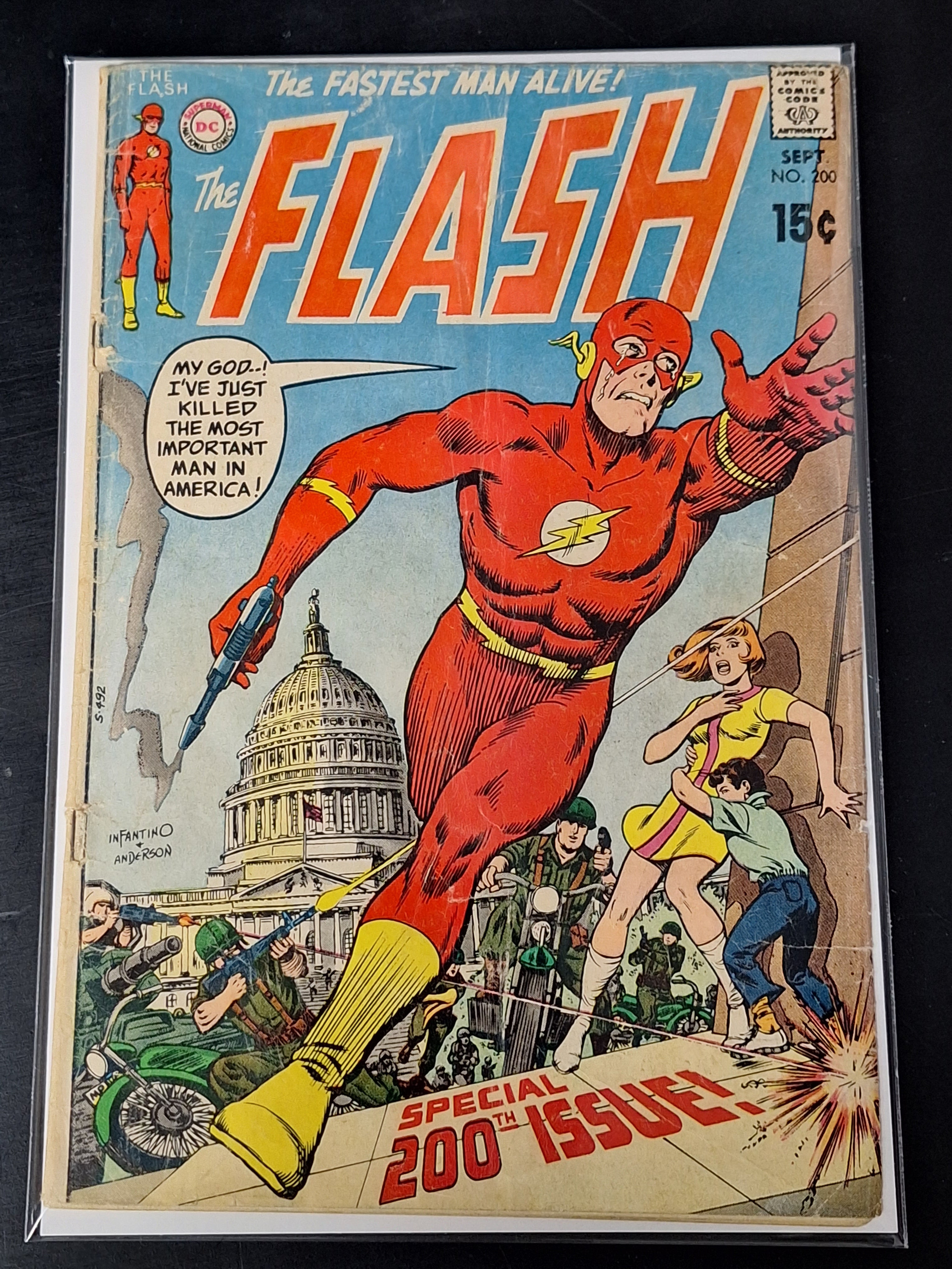 Flash 200 DC 1970 Milestone 200th Issue