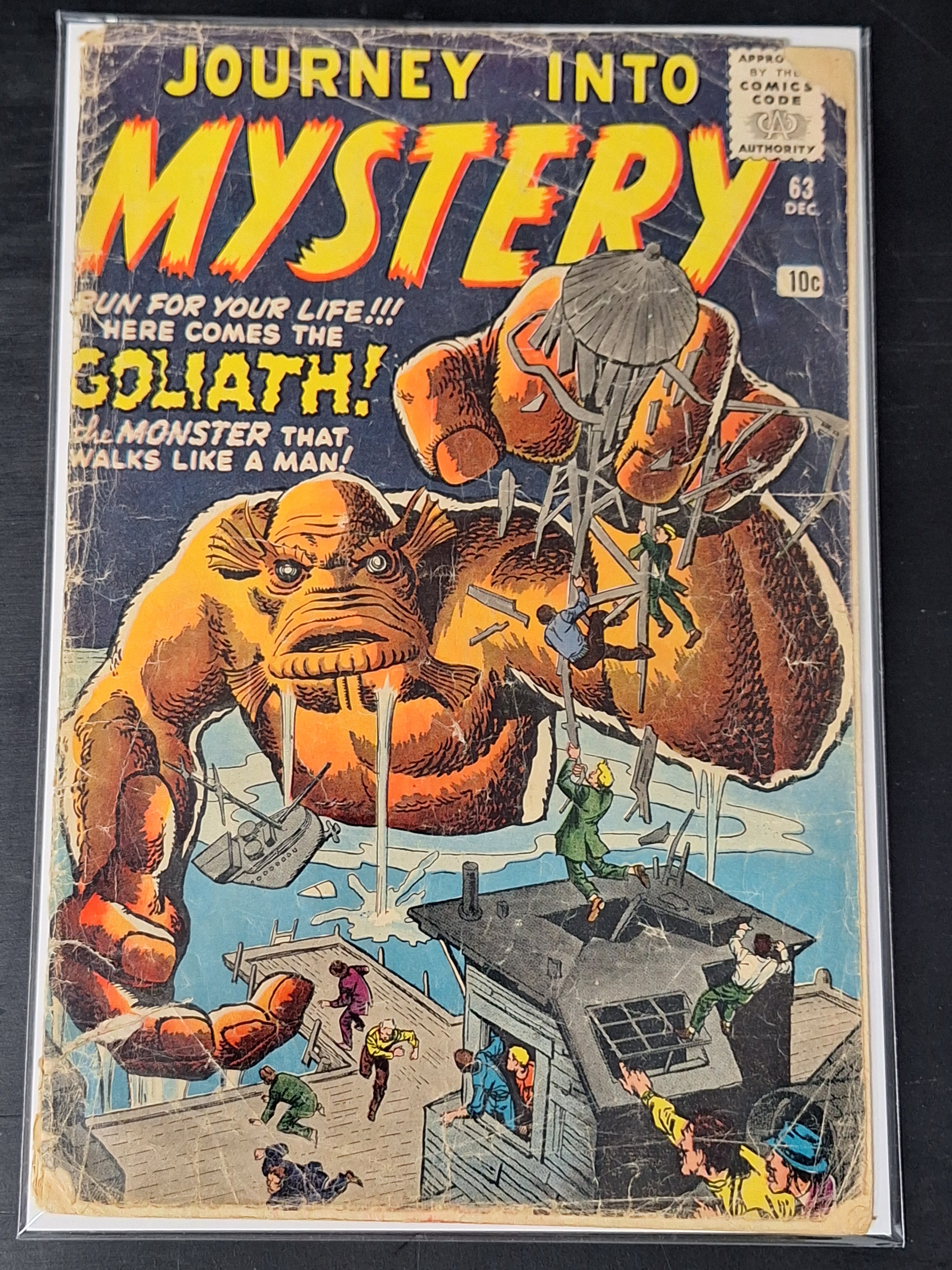 Journey Into Mystery 63 Marvel 1960 1st App of Goliath, Pre Super-Hero