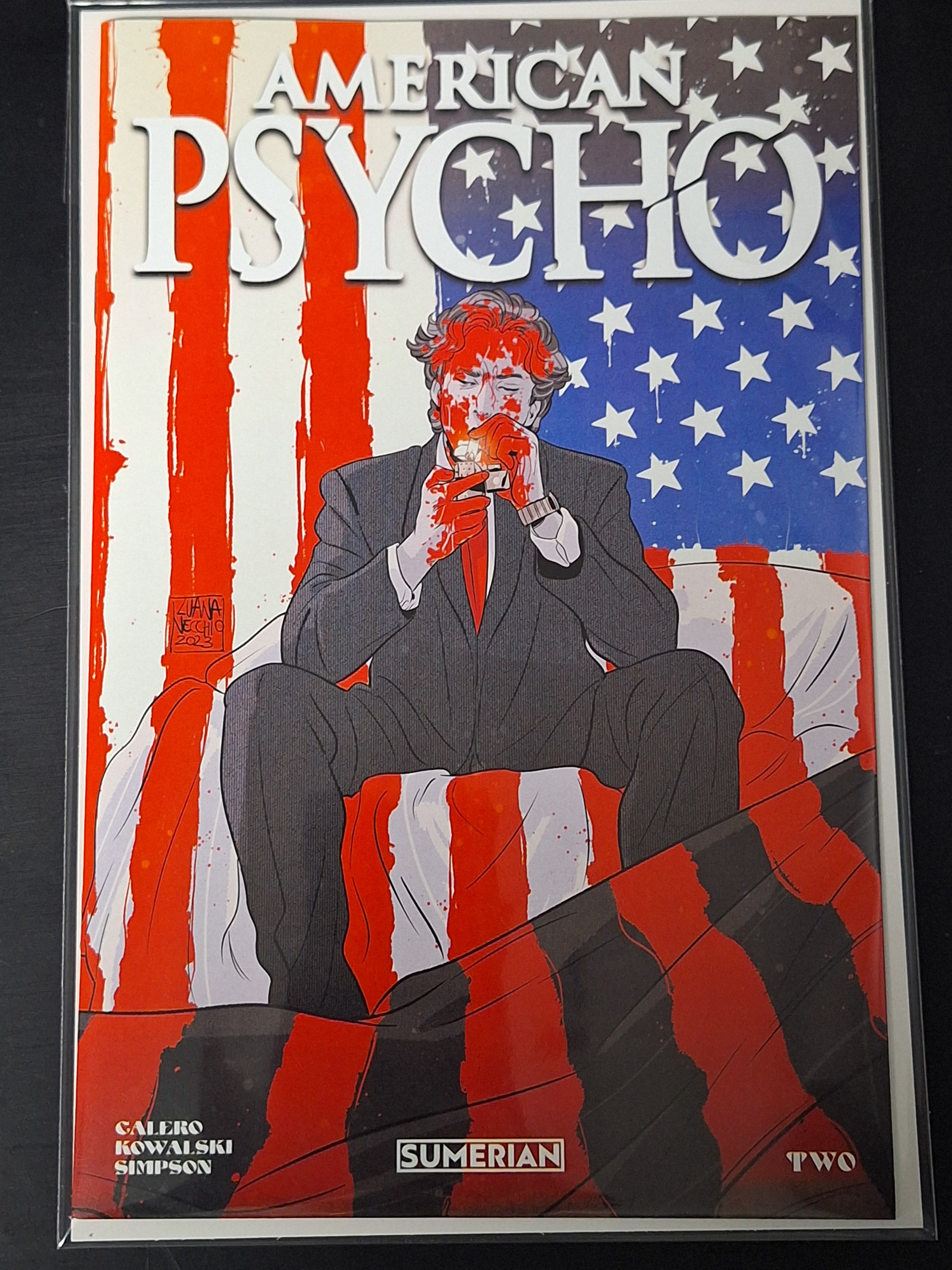 American Psycho 2 Sumerian Comics 2023 Cover A
