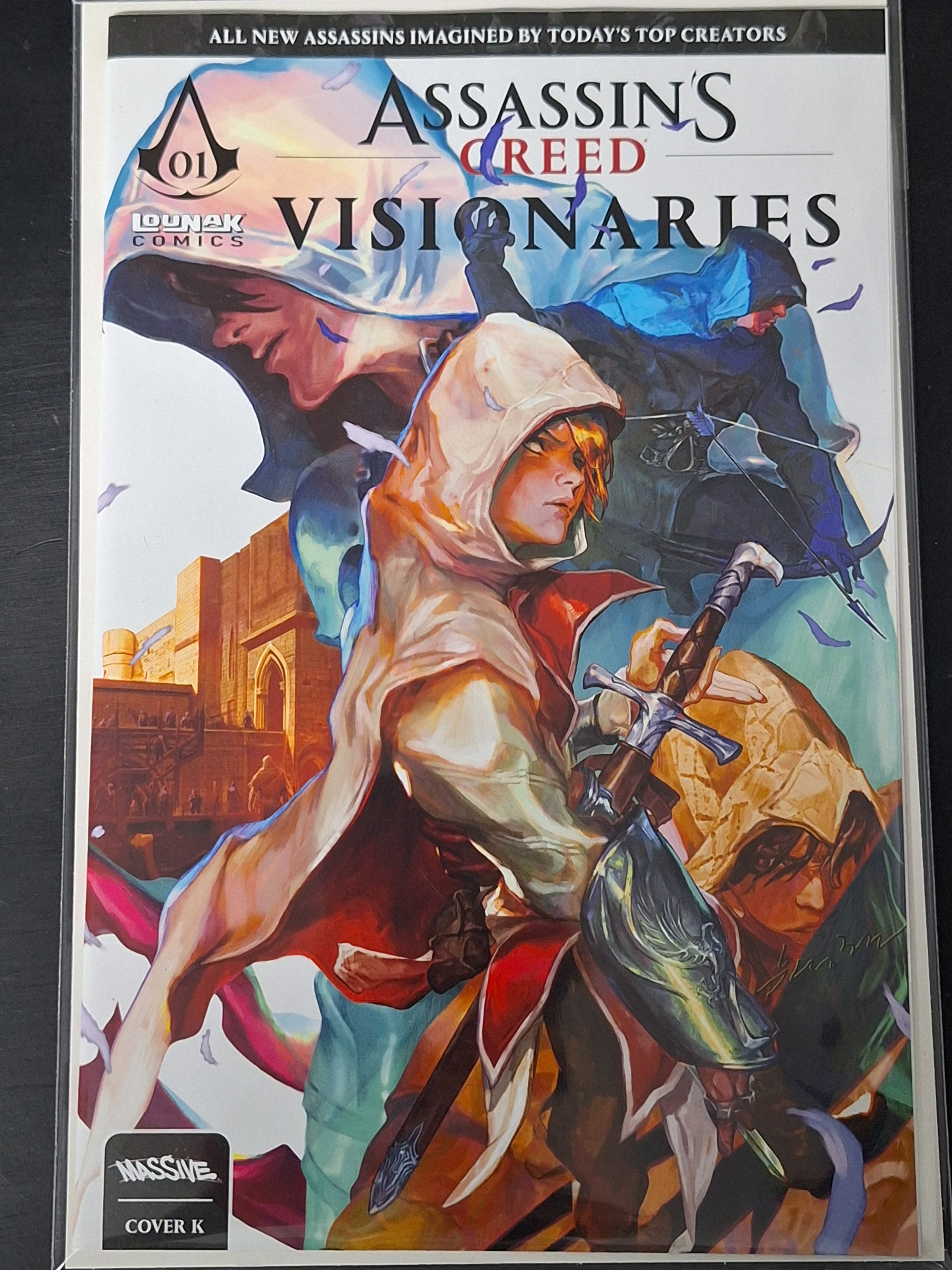Assassin's Creed Visionaries 1 Massive Comics 2023 Cover K Limited Edition Variant