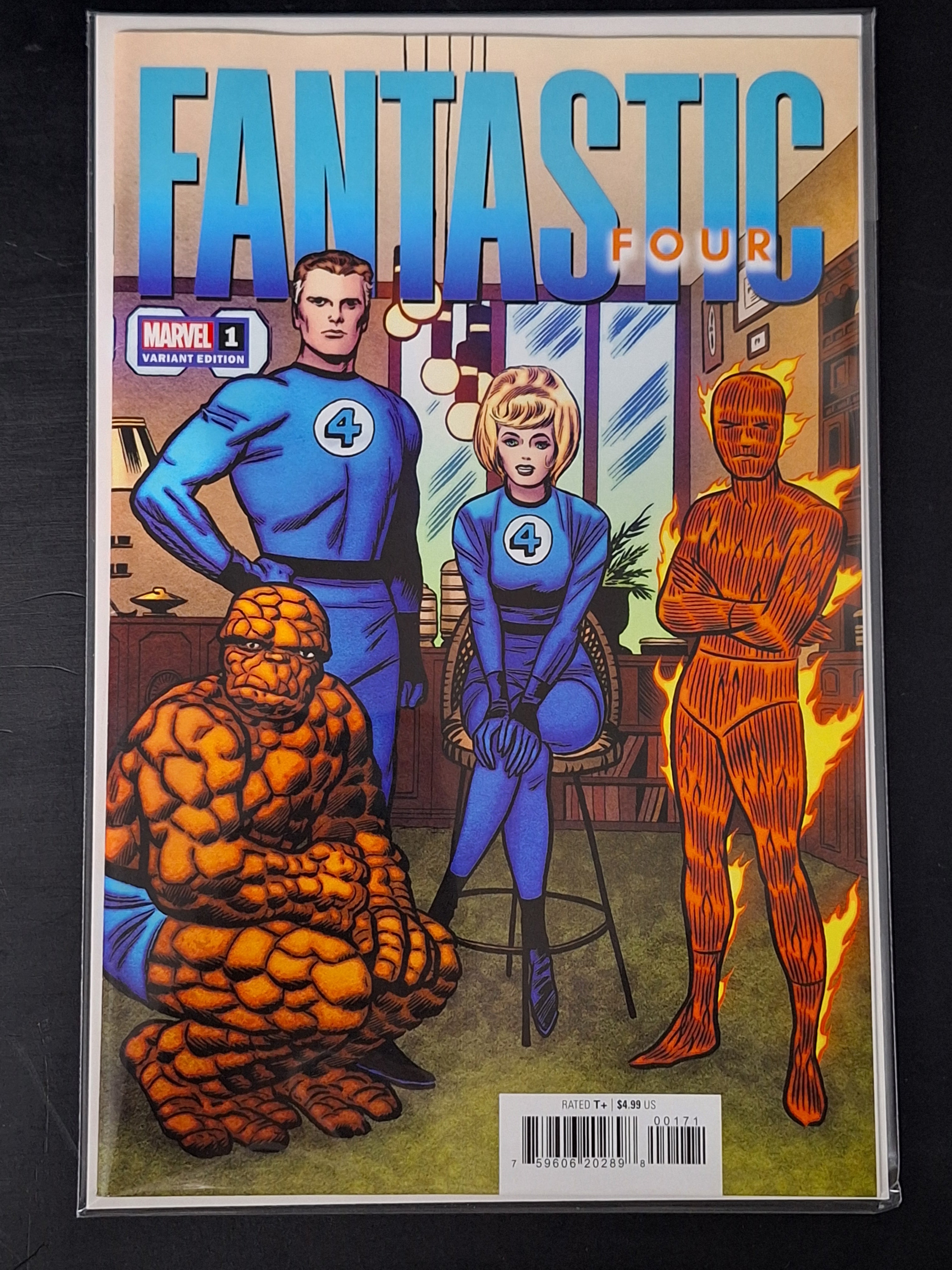 Fantastic Four 1 Marvel 2022 Jack Kirby 1:50 Hidden Gem Variant