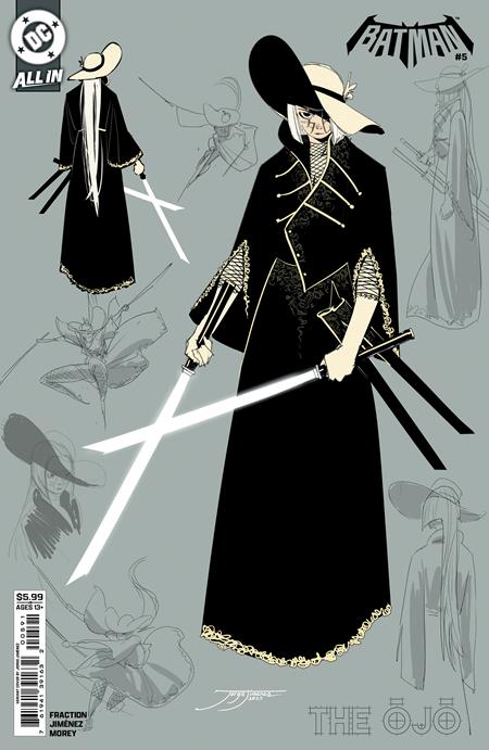 BATMAN #5 CVR G JORGE JIMENEZ THE OJO DESIGN CARD STOCK VAR 1/7/2026