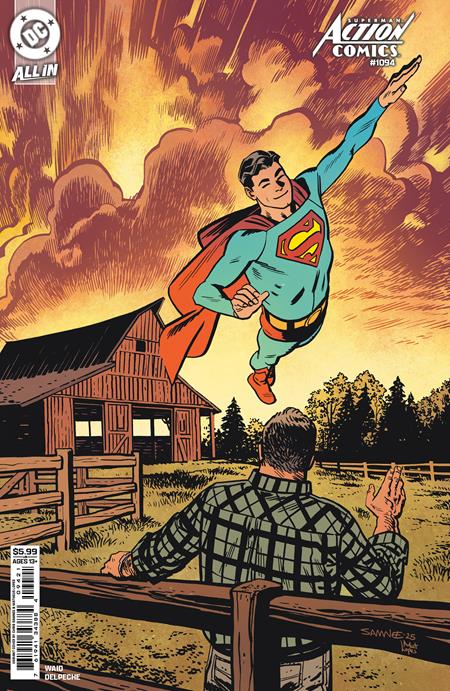 ACTION COMICS #1094 CVR B CHRIS SAMNEE CARD STOCK VAR 1/14/2026