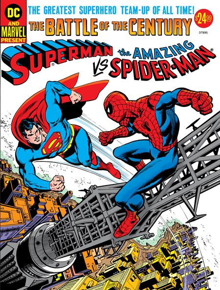 50TH ANNIVERSARY TREASURY EDITION SUPERMAN VS THE AMAZING SPIDER-MAN #1 FACSIMILE EDITION CVR C CARMINE INFANTINO ROSS ANDRU FOIL VAR 1/7/2026