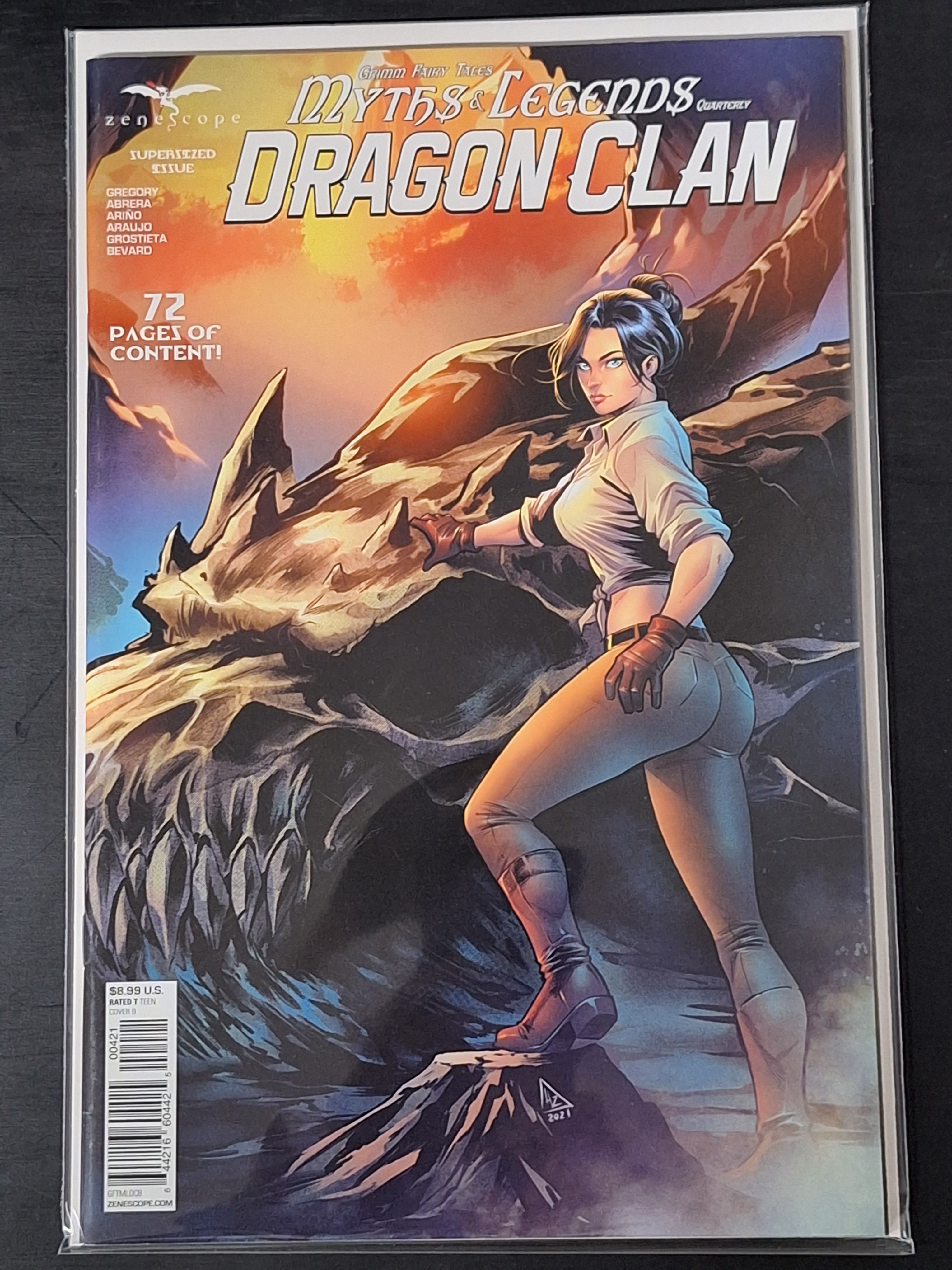 Grimm Fairy Tales Myths and Legends Quarterly: Dragon Clan Zenescope 2021 Cover B