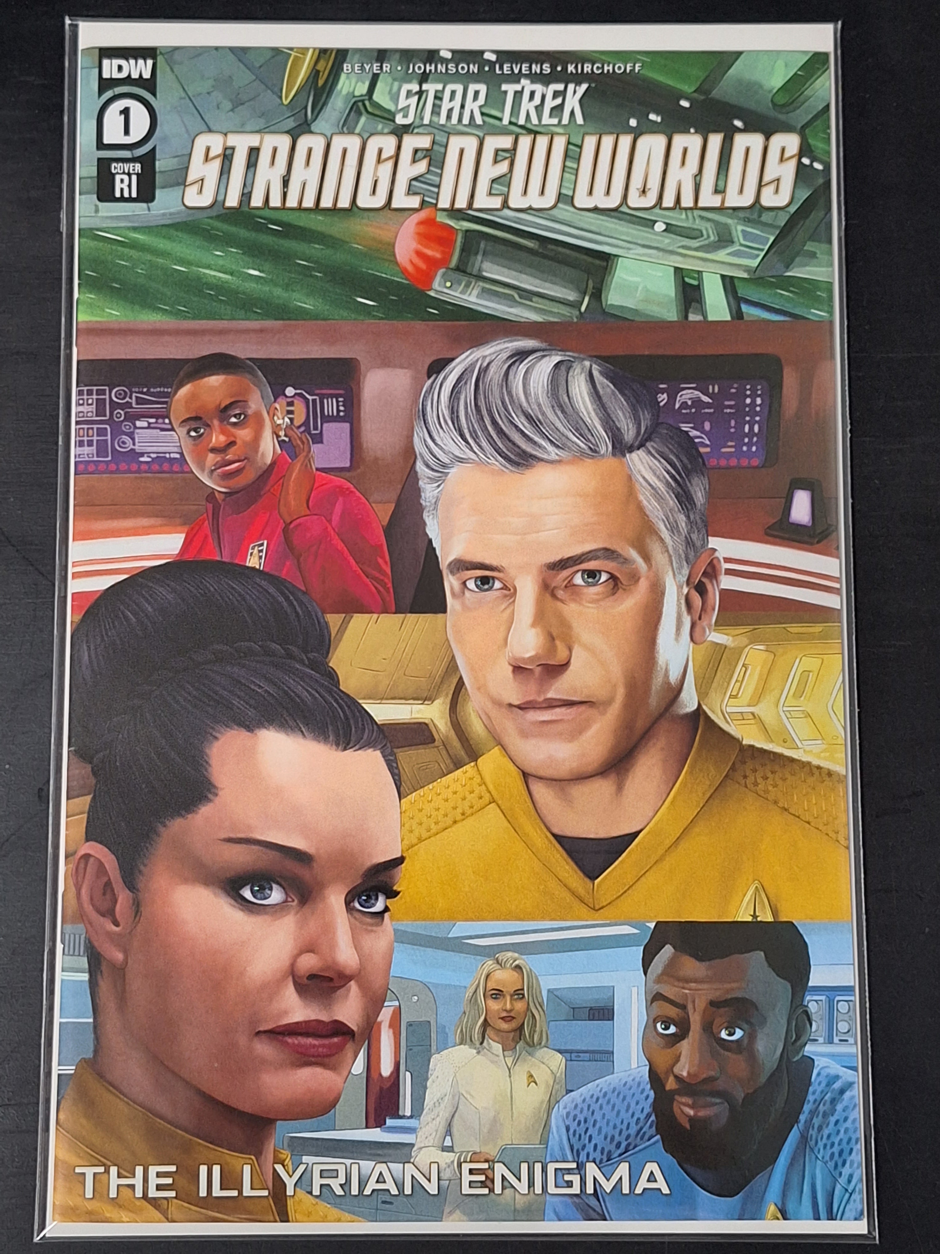 Star Trek Strange New Worlds #1 IDW 2023 The Illyrian Enigma Scarce RI 1:25 Variant