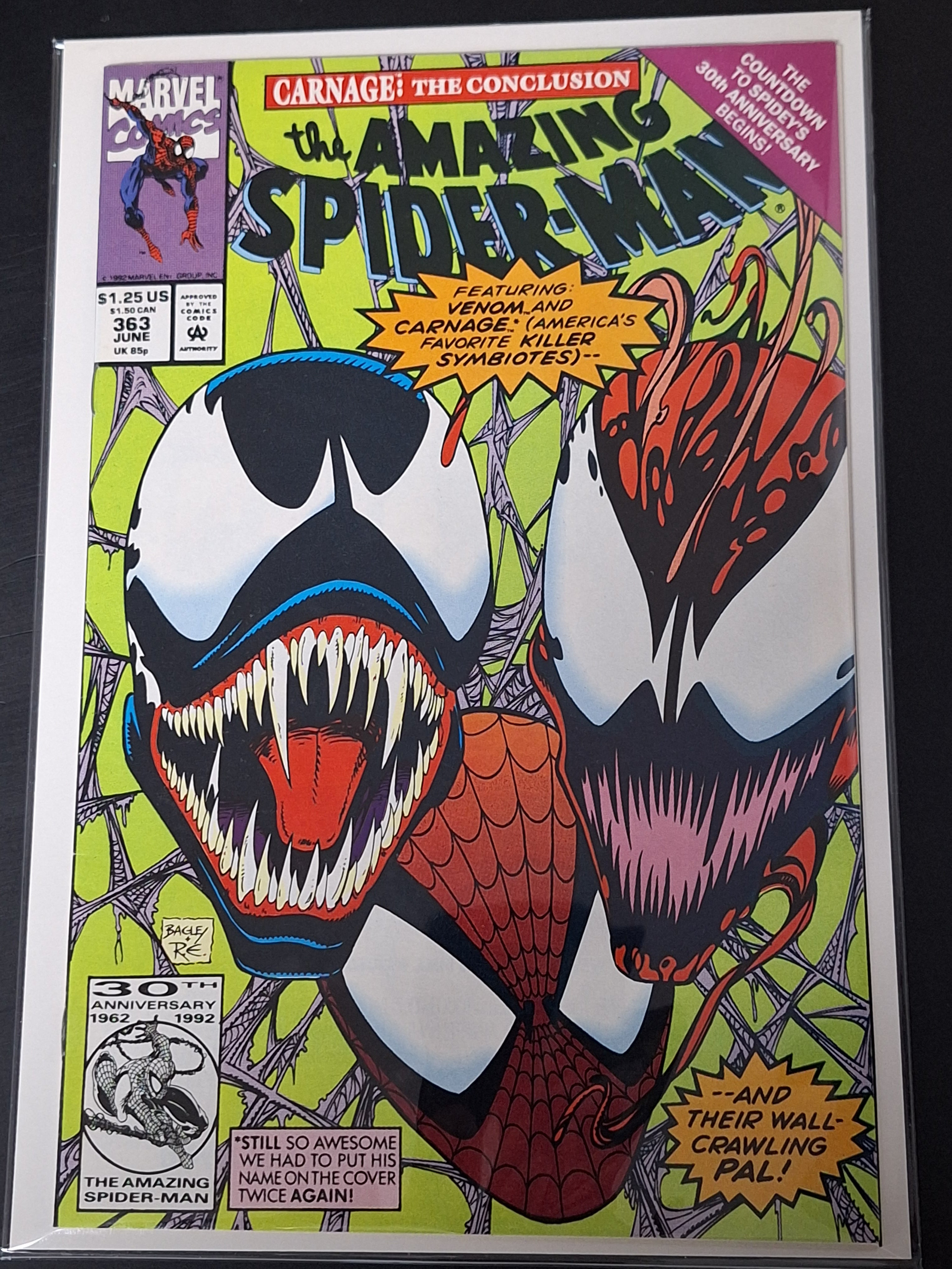 Amazing Spider-Man 363 Marvel 1992 3rd App of Carnage