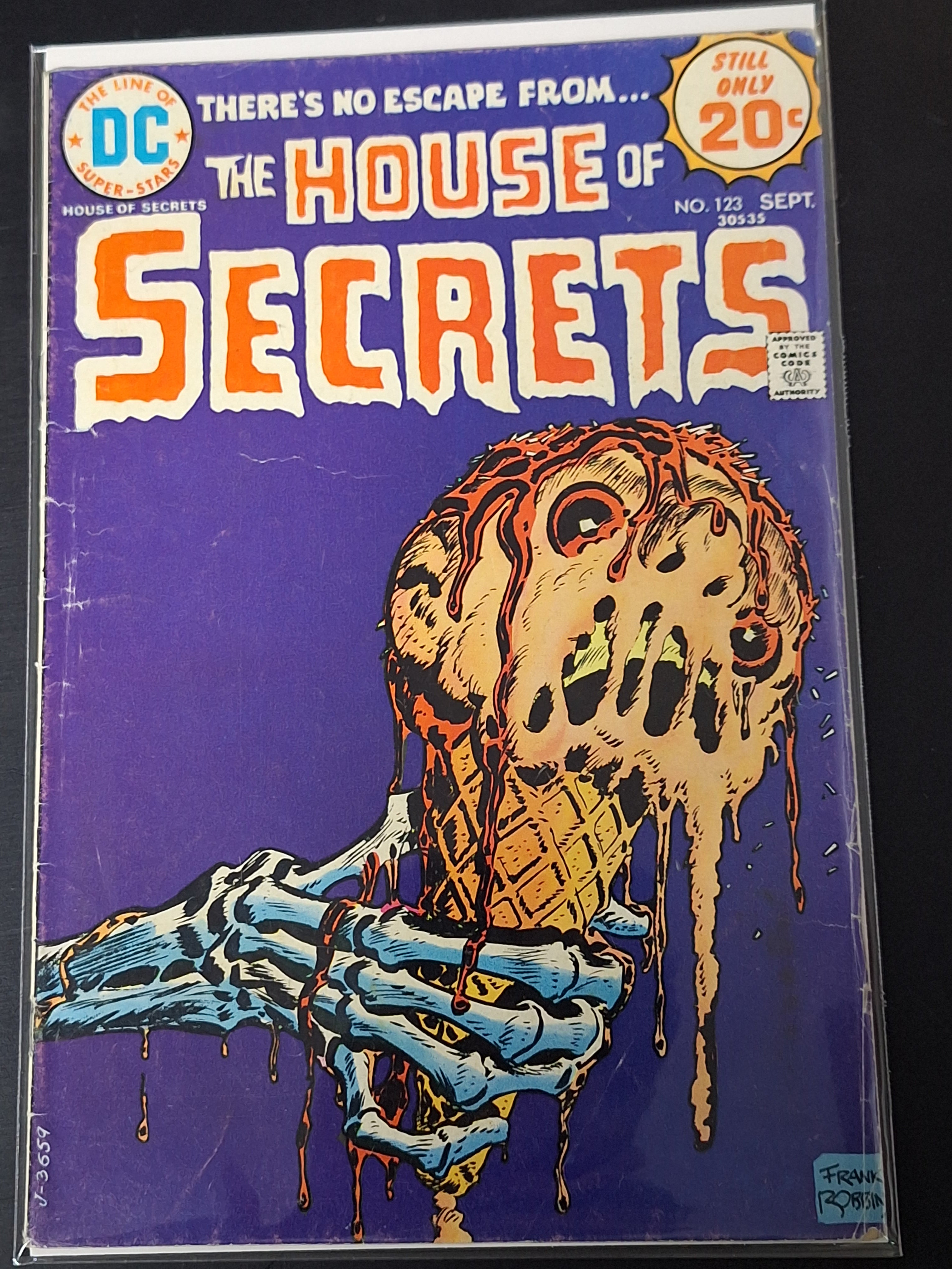 The House Of Secrets 123 DC 1973 Scarce Bronze Age Horror, Ice Cream Cover