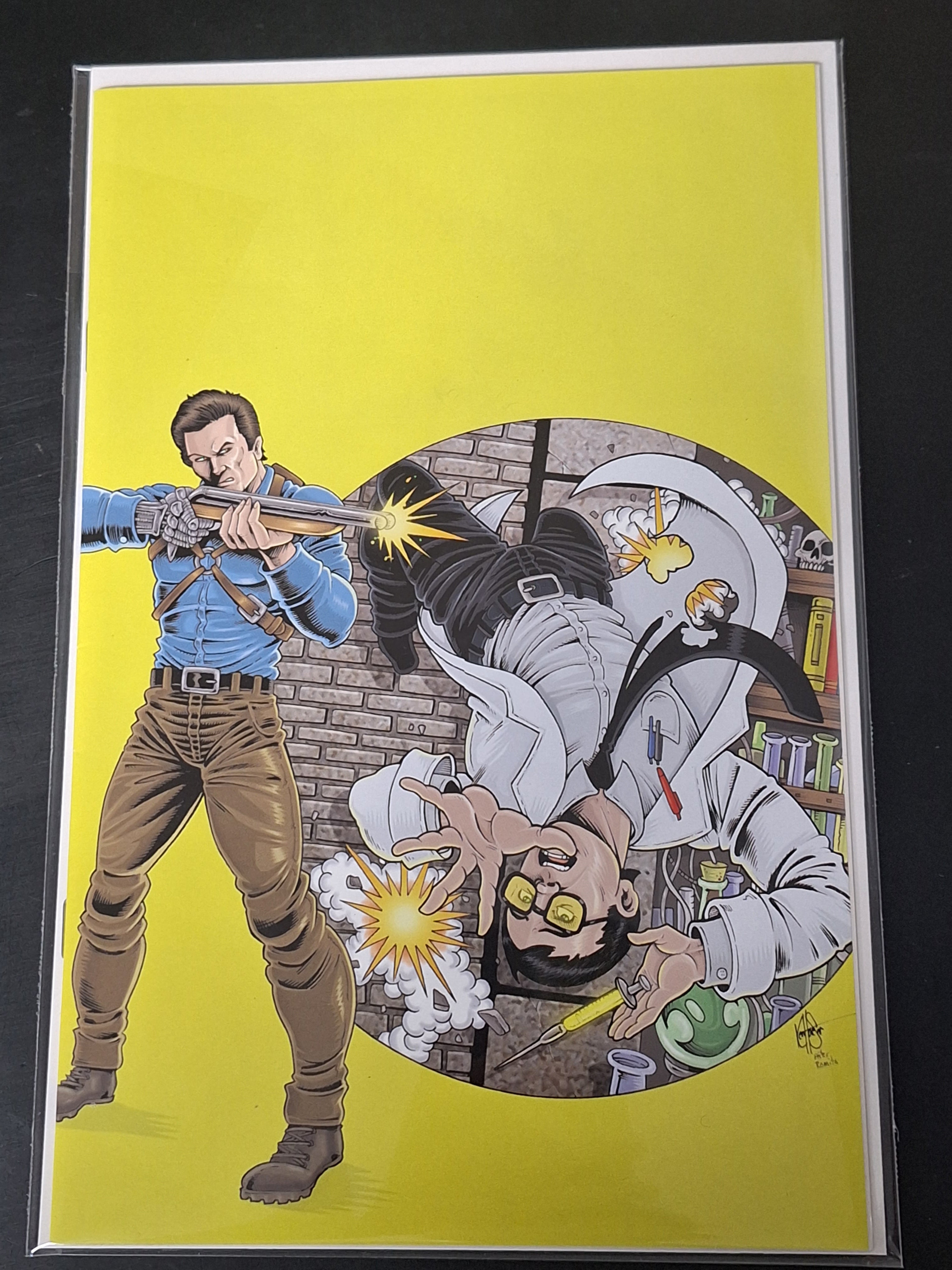 AOD VS REANIMATOR NECRONOMICON RISING #4 DYNAMITE 2022 1:10 VIRGIN HOMAGE VARIANT