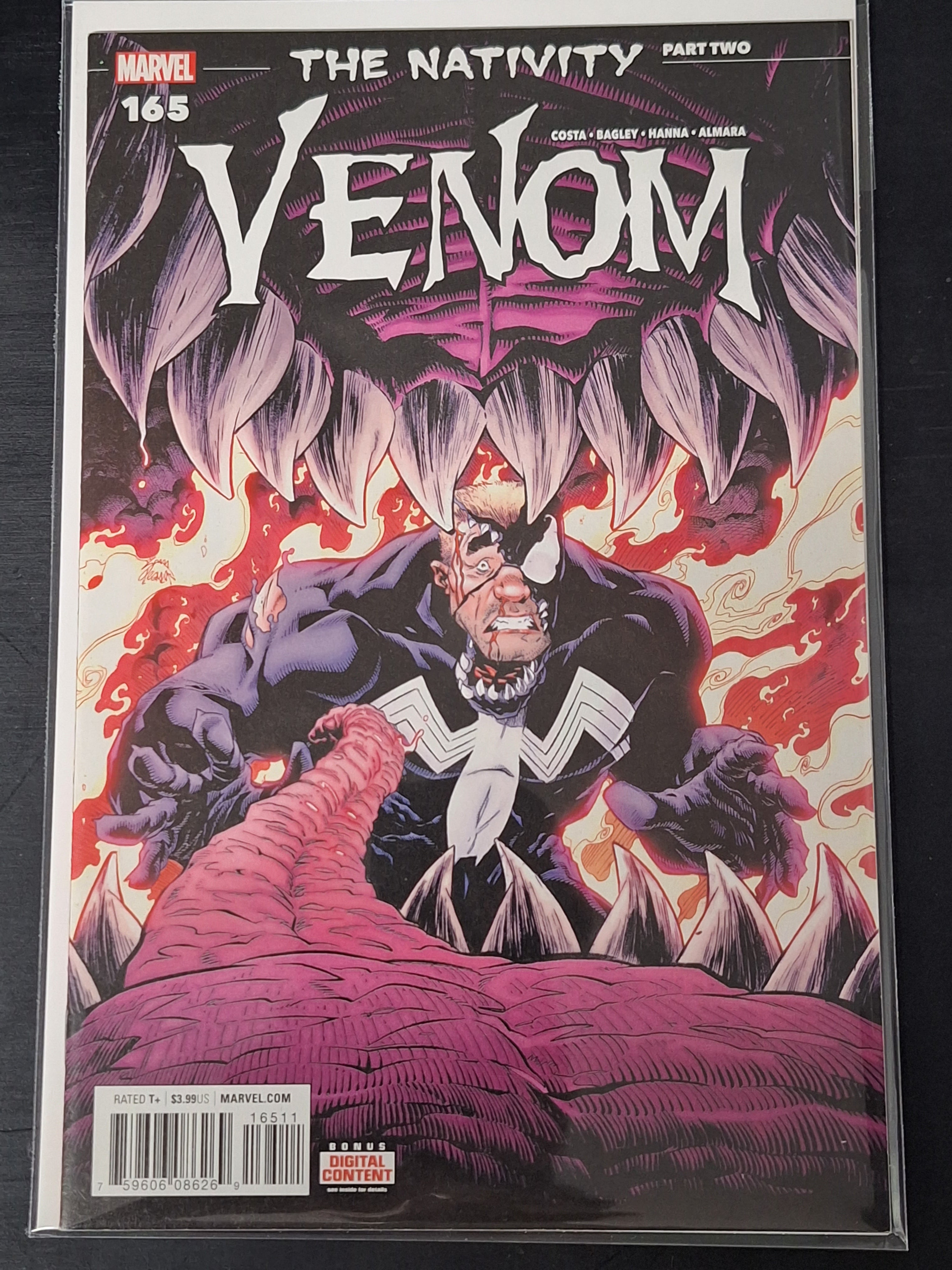 Venom 165 Marvel 2018 1st Cameo of The Sleeper Symbiote