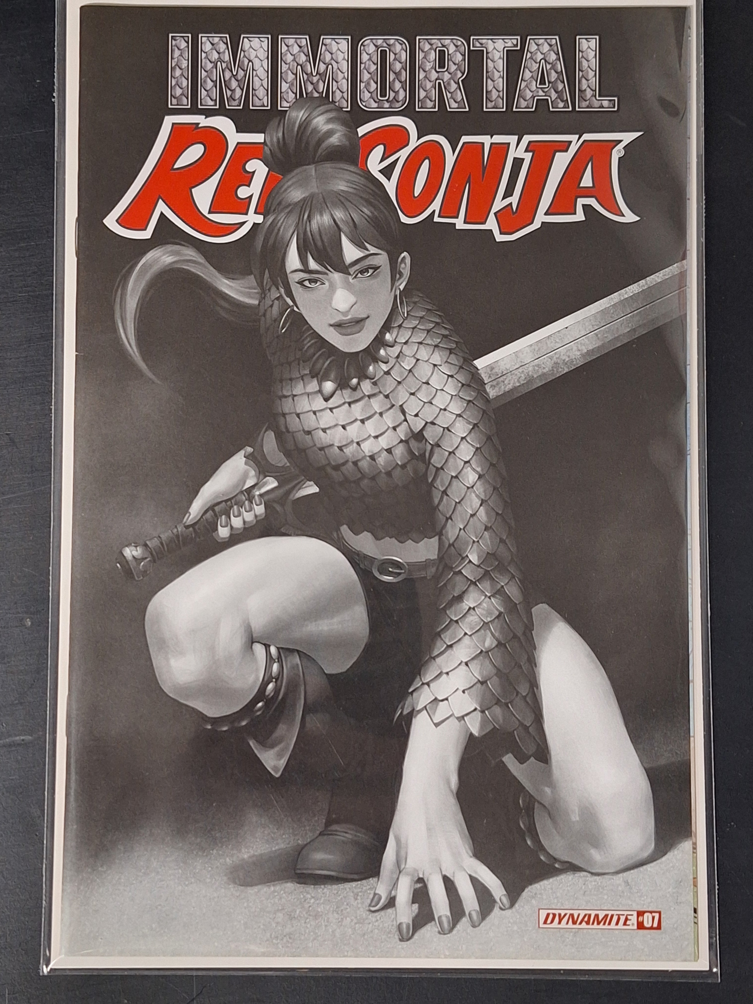 Immortal Red Sonja 7 Dynamite 2022 1:7 Variant