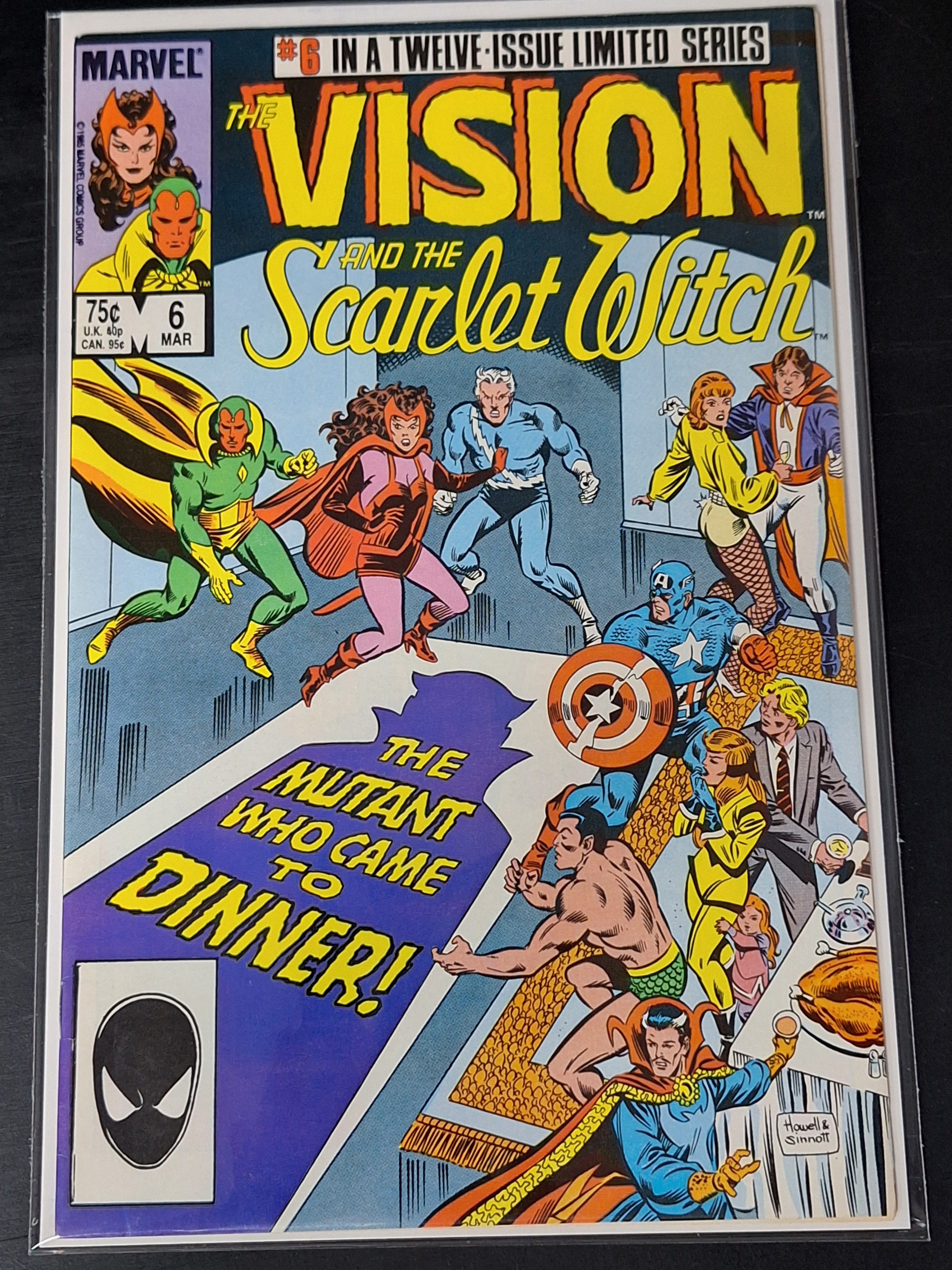 Vision and the Scarlet Witch 6 Marvel 1985