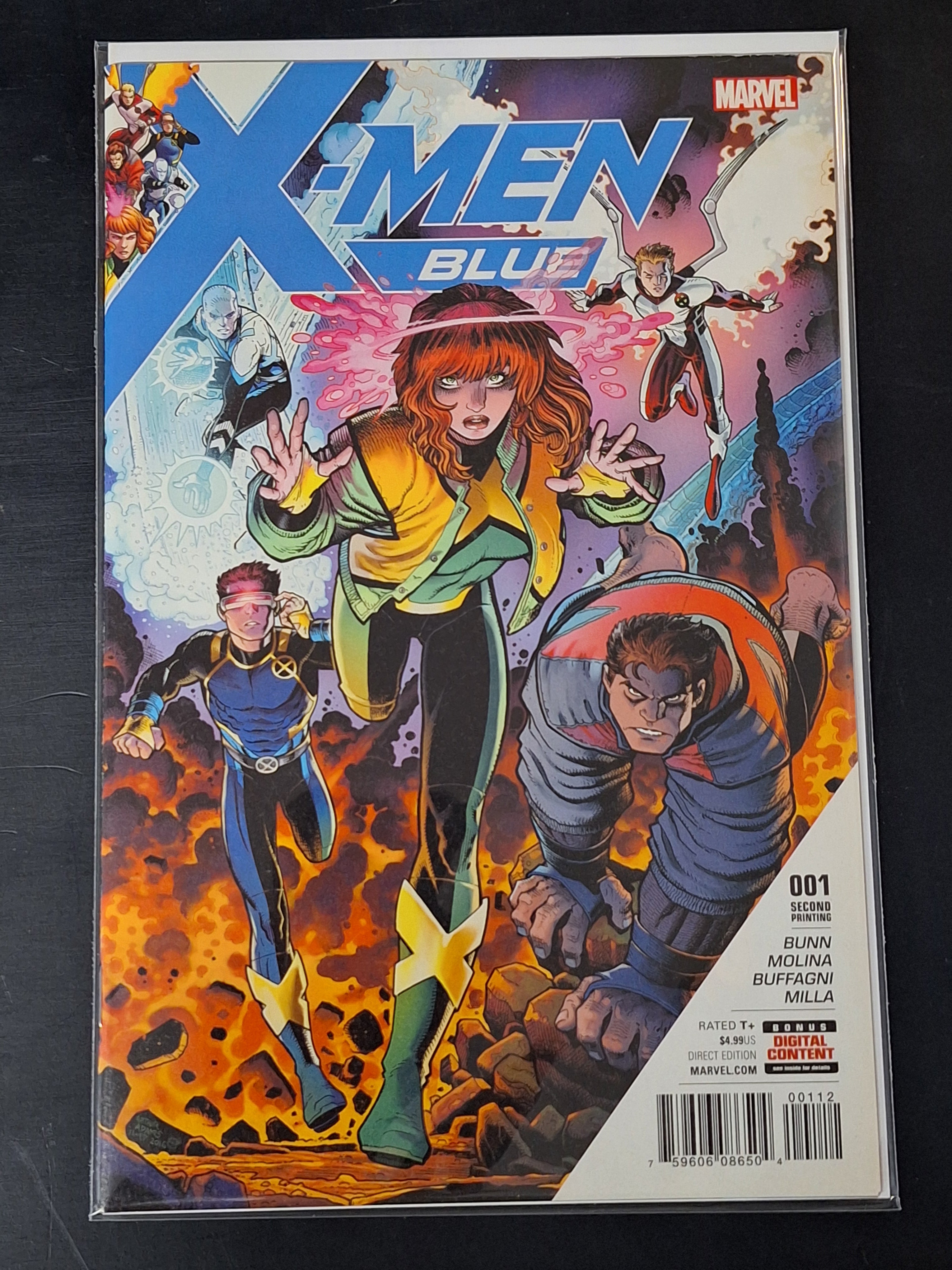 X-Men Blue 1 Marvel 2017 Second Printing