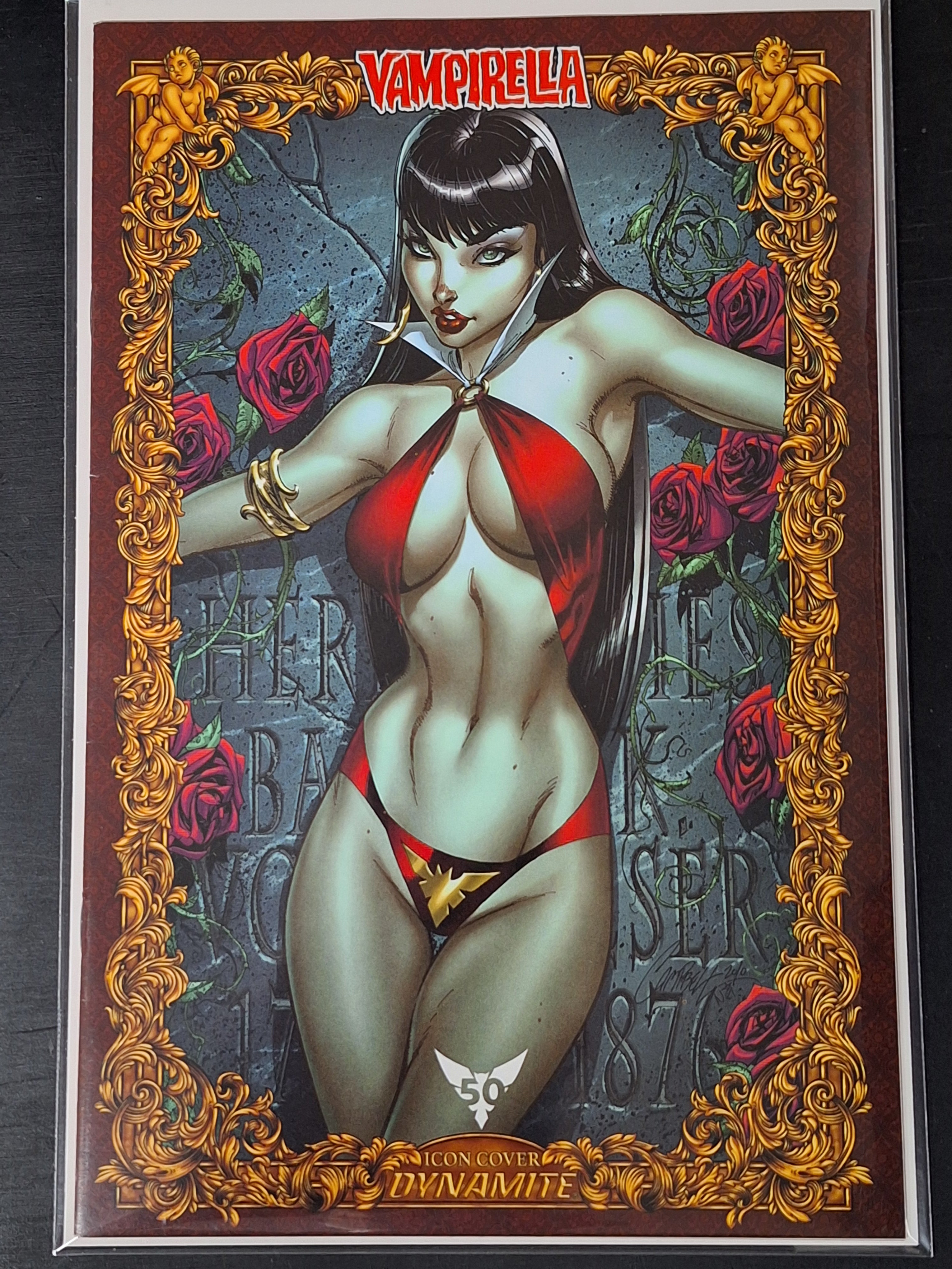 Vampirella 1 Dynamite 2019 J.Scott Campbell 1:75 Icon Variant