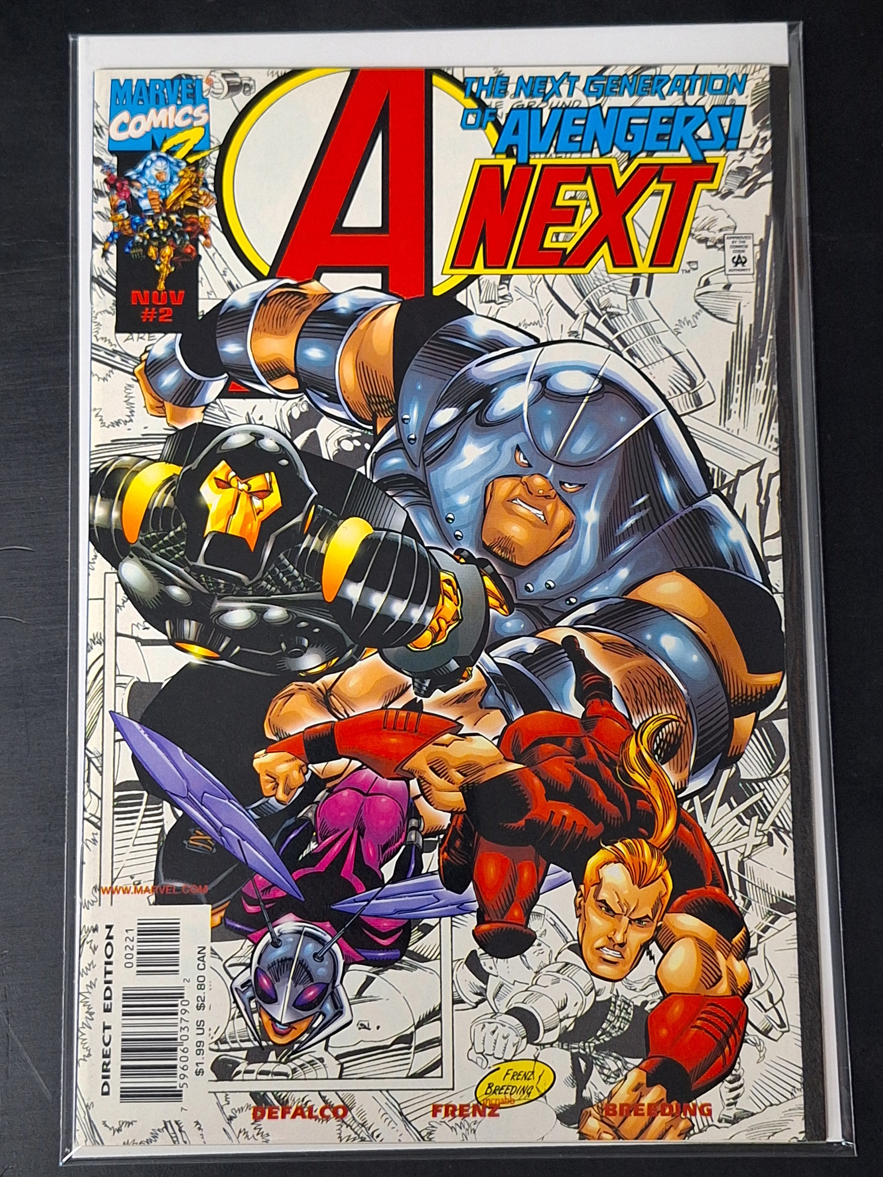 A Next 2 Marvel 1998 Cover B Ron Frenz