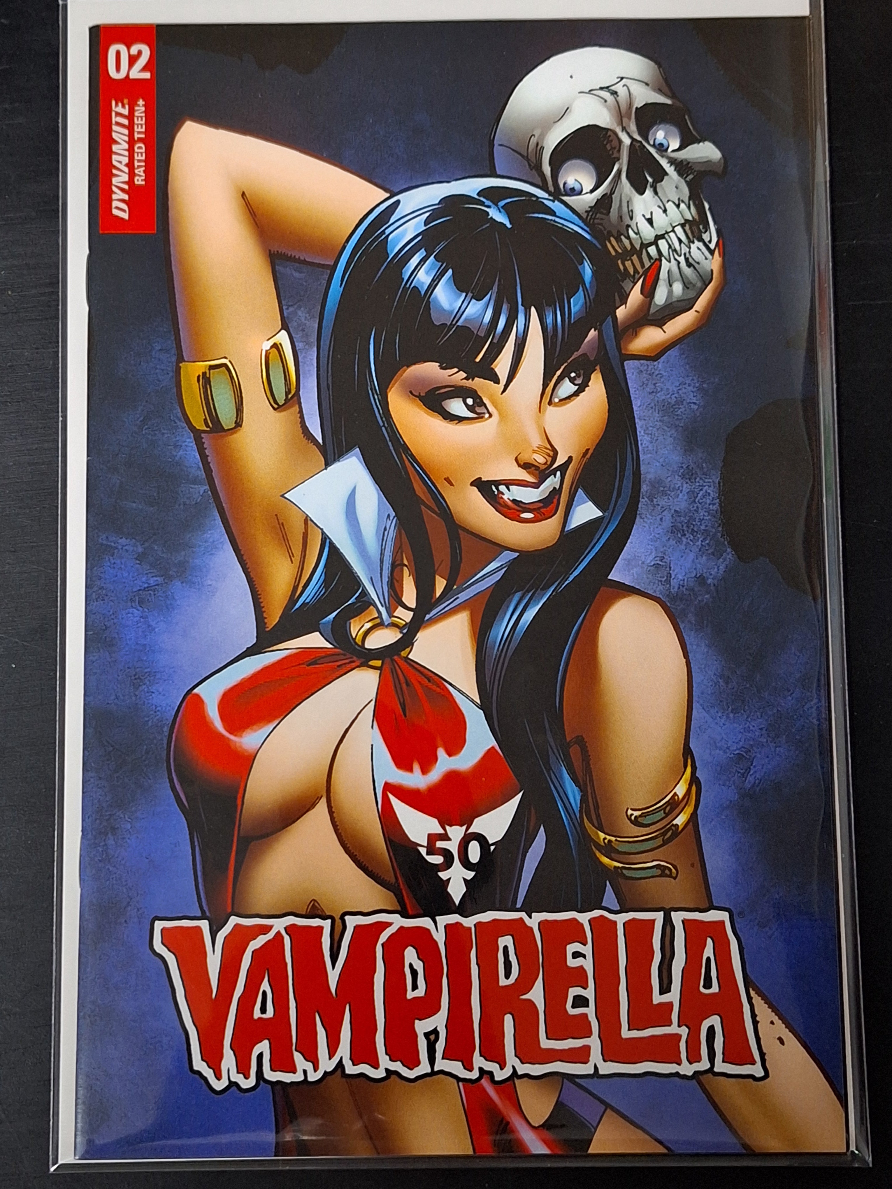 Vampirella 2 Dynamite 2019 J Scott Campbell 1:15 Variant