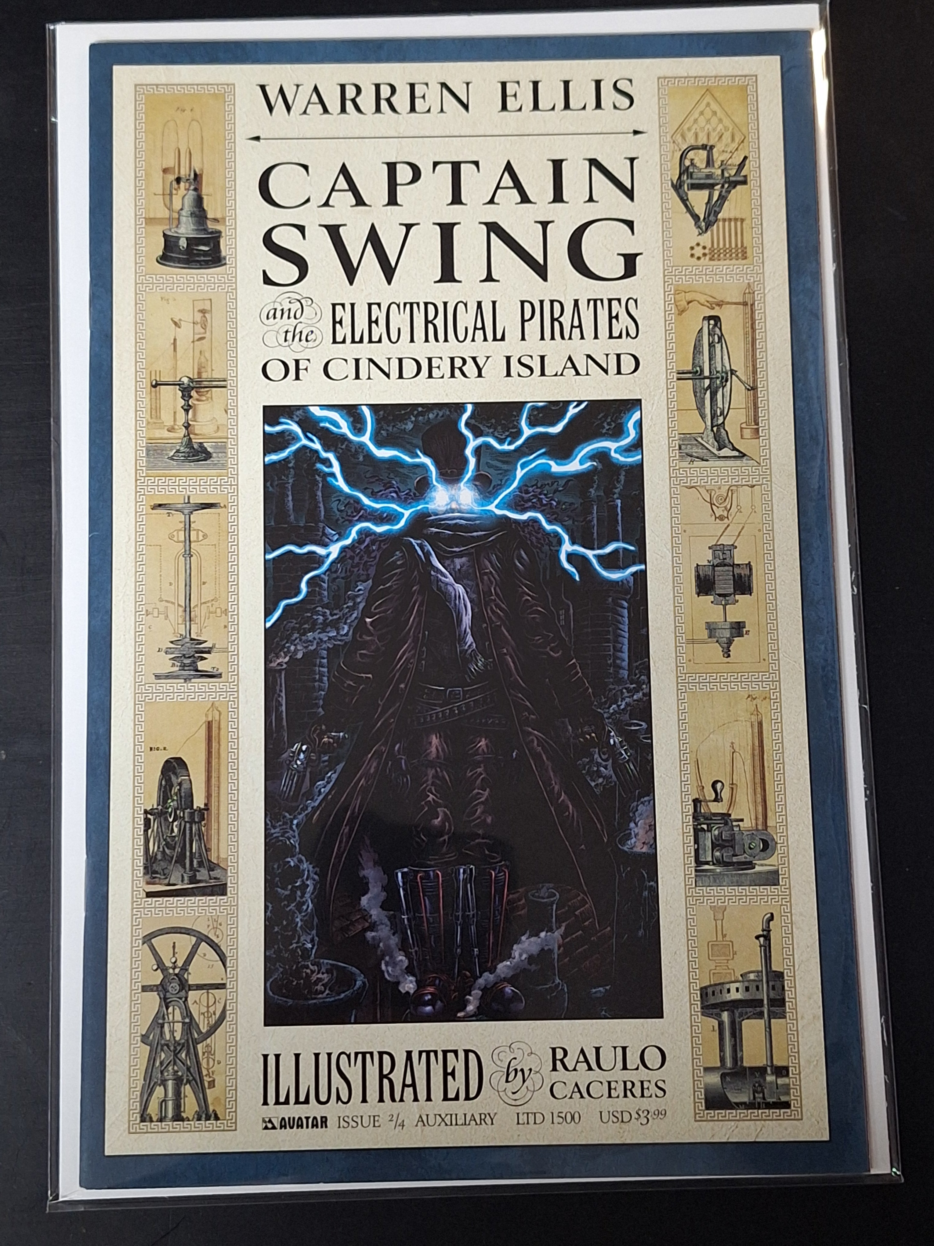 Captain Swing and the Electrical Pirates of Cindery Island 2 Avatar 2010 Aux. Variant LTD 1500