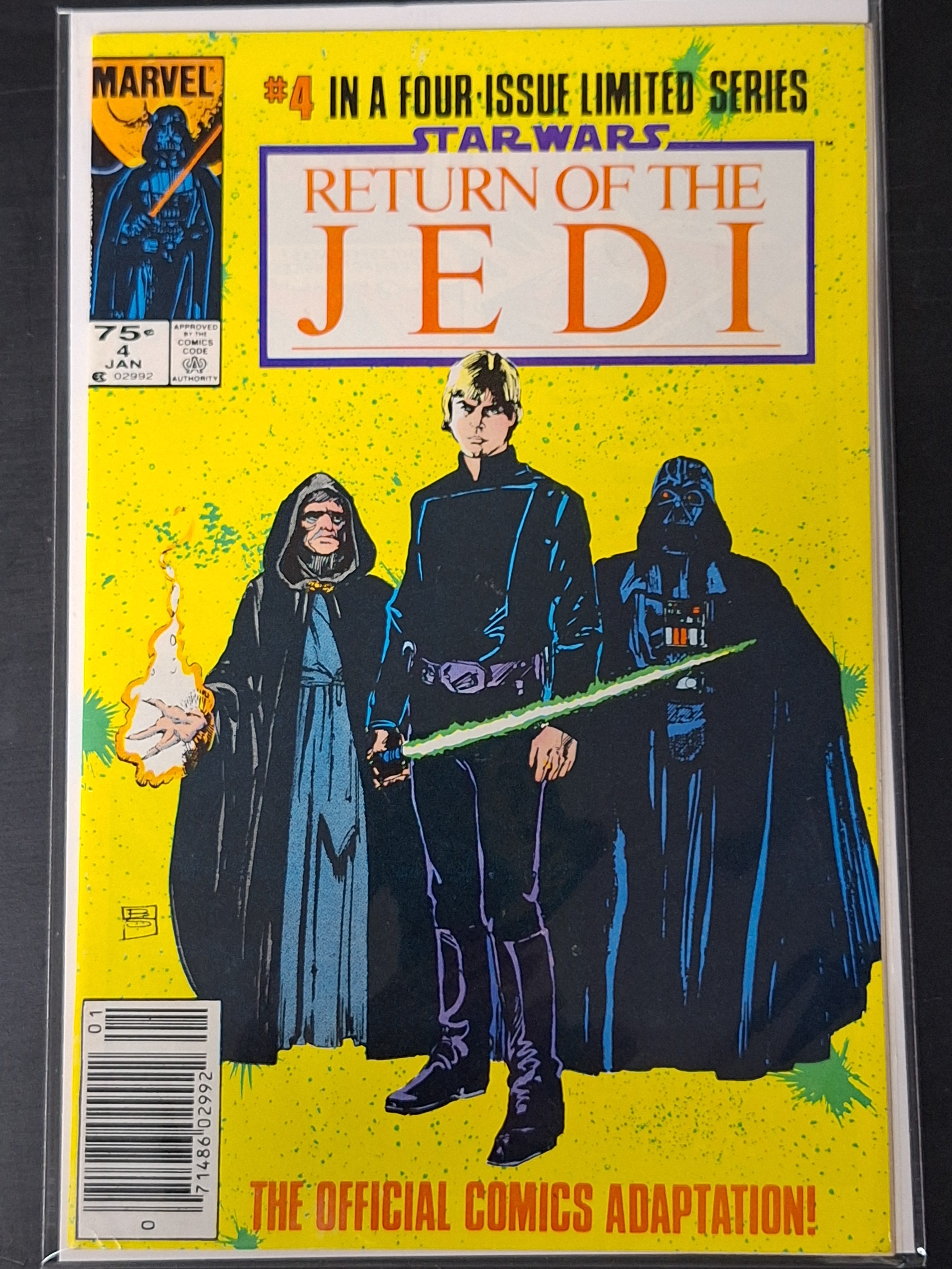 Star Wars: Return of the Jedi 4 Marvel 1984 Final Issue CPV