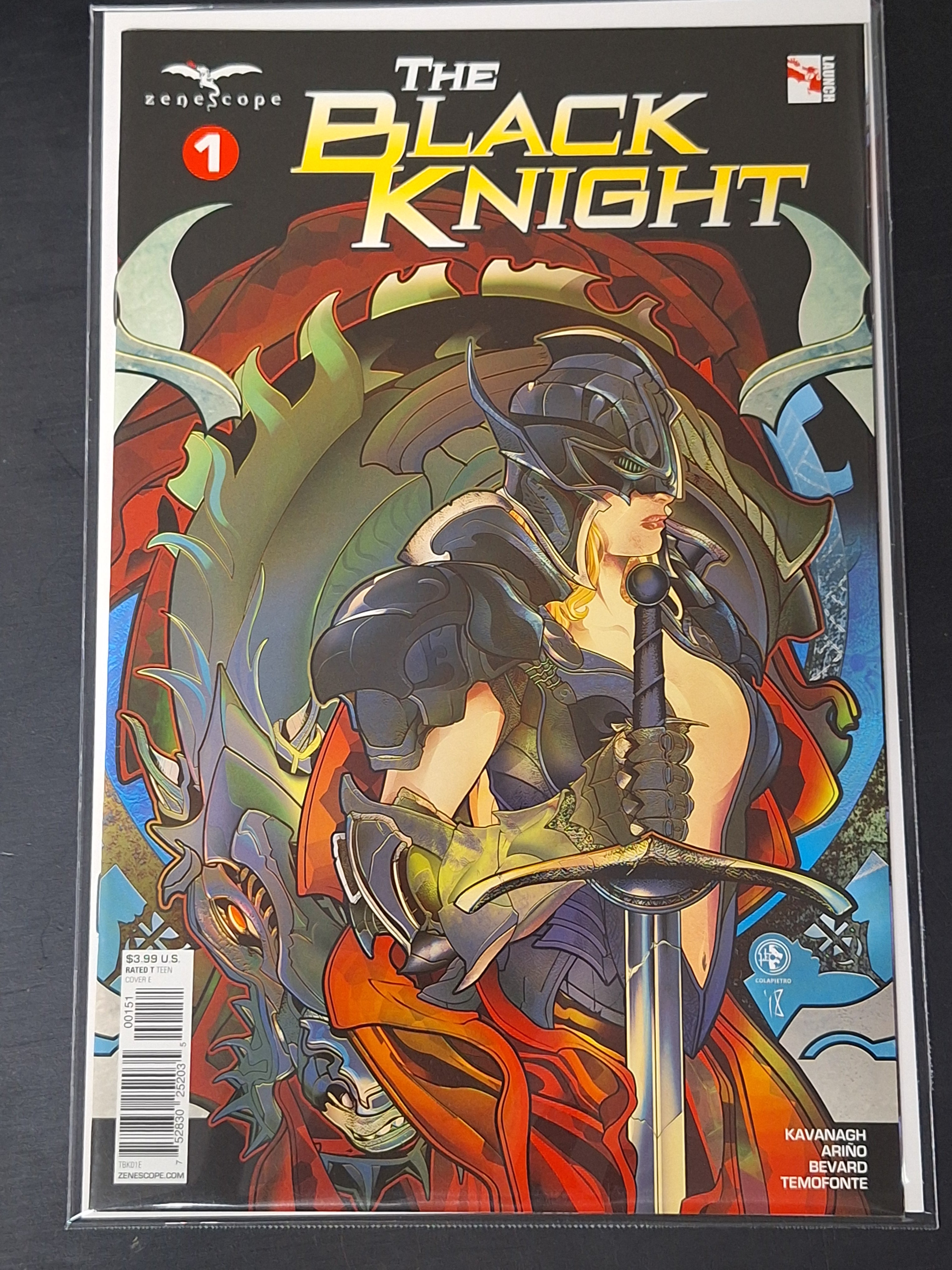 The Black Knight 1 Zenescope 2018 Cover E
