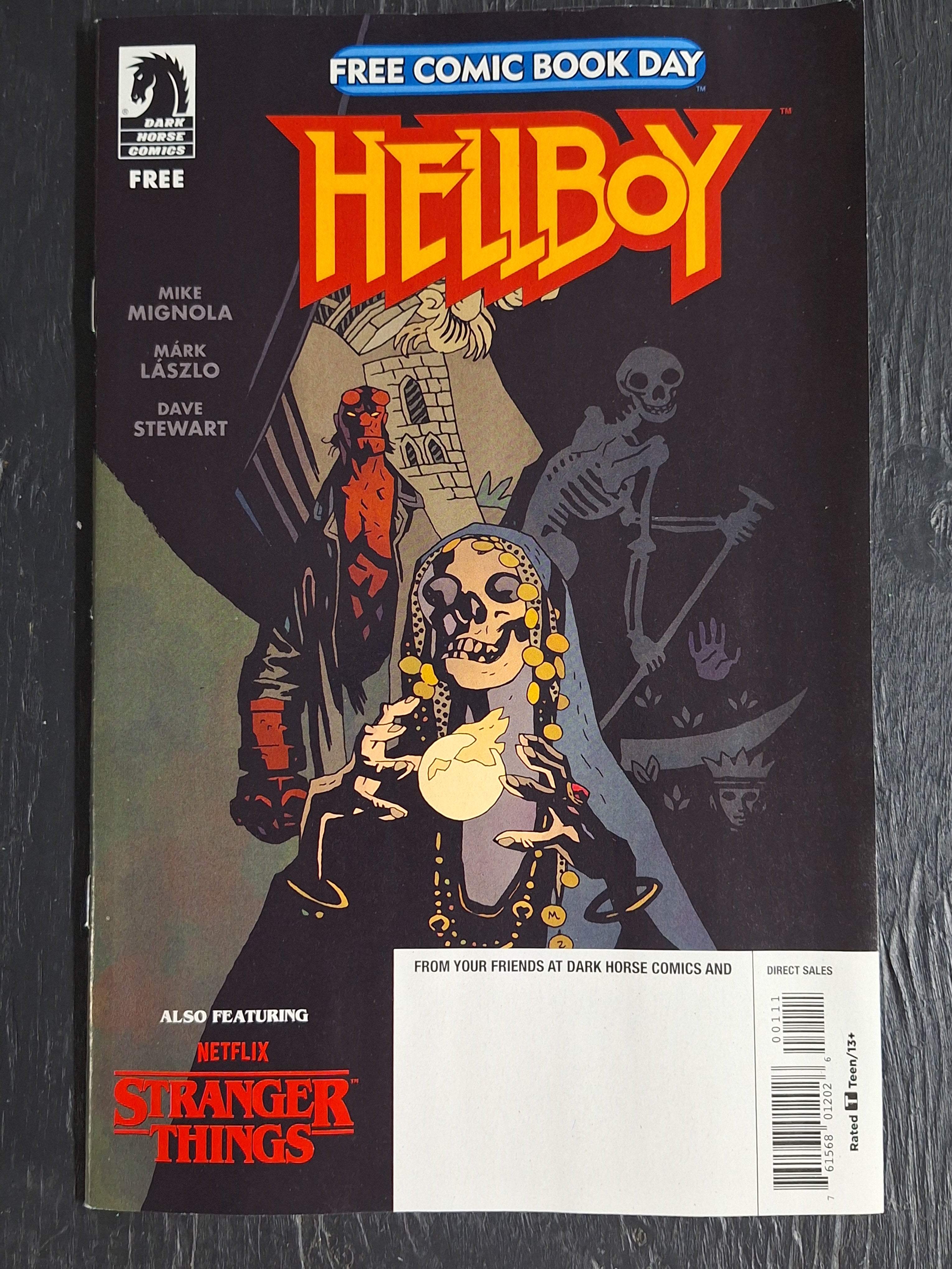 HELLBOY / STRANGER THINGS 1 - FREE COMIC BOOK DAY 2024 - FCBD DARK HORSE