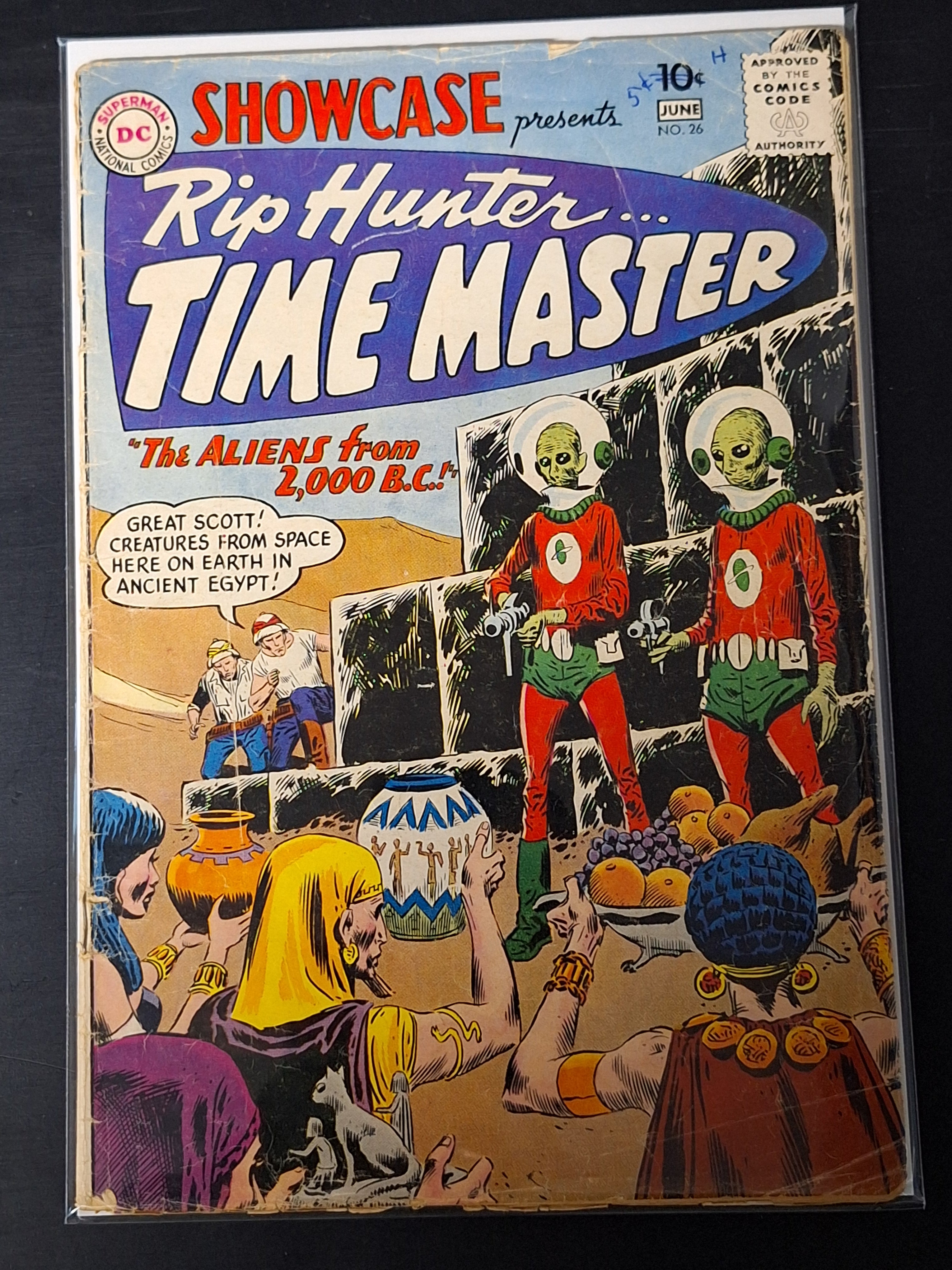 Showcase Presents 26 DC 1960 4th App of Rip Hunter, Aliens Build The Pyramids