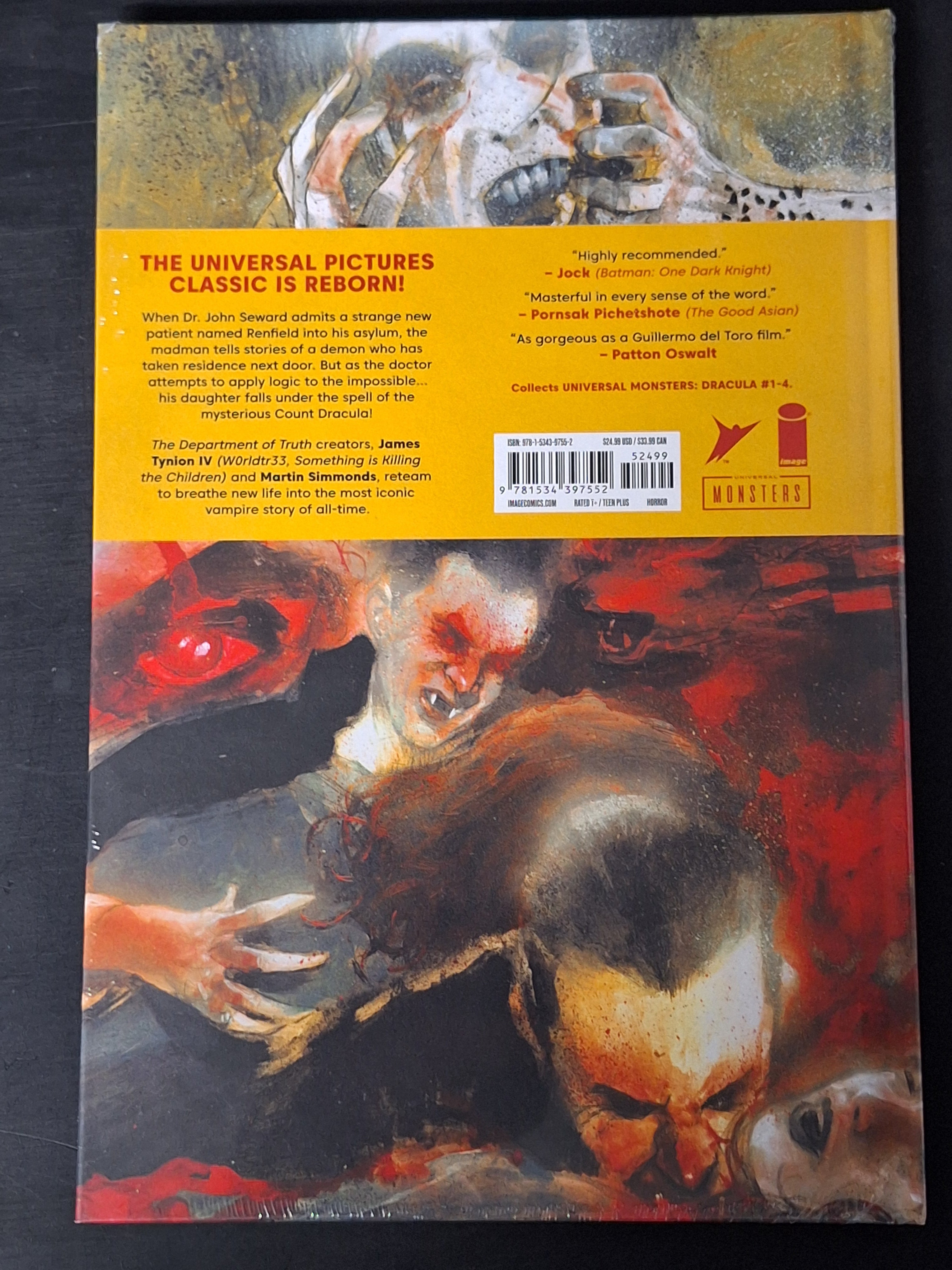 Universal Monsters: Dracula Hardcover Double Signed Tynion & Simmonds