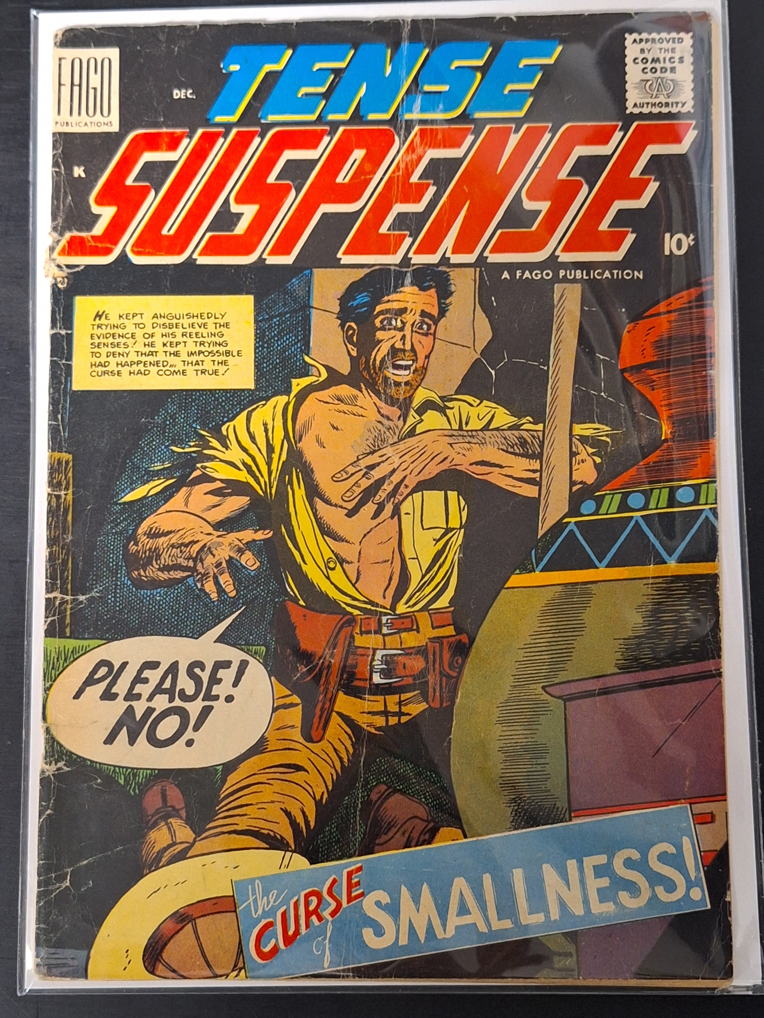 Tense Suspense 1 Fago Publications 1958 Golden Age Horror