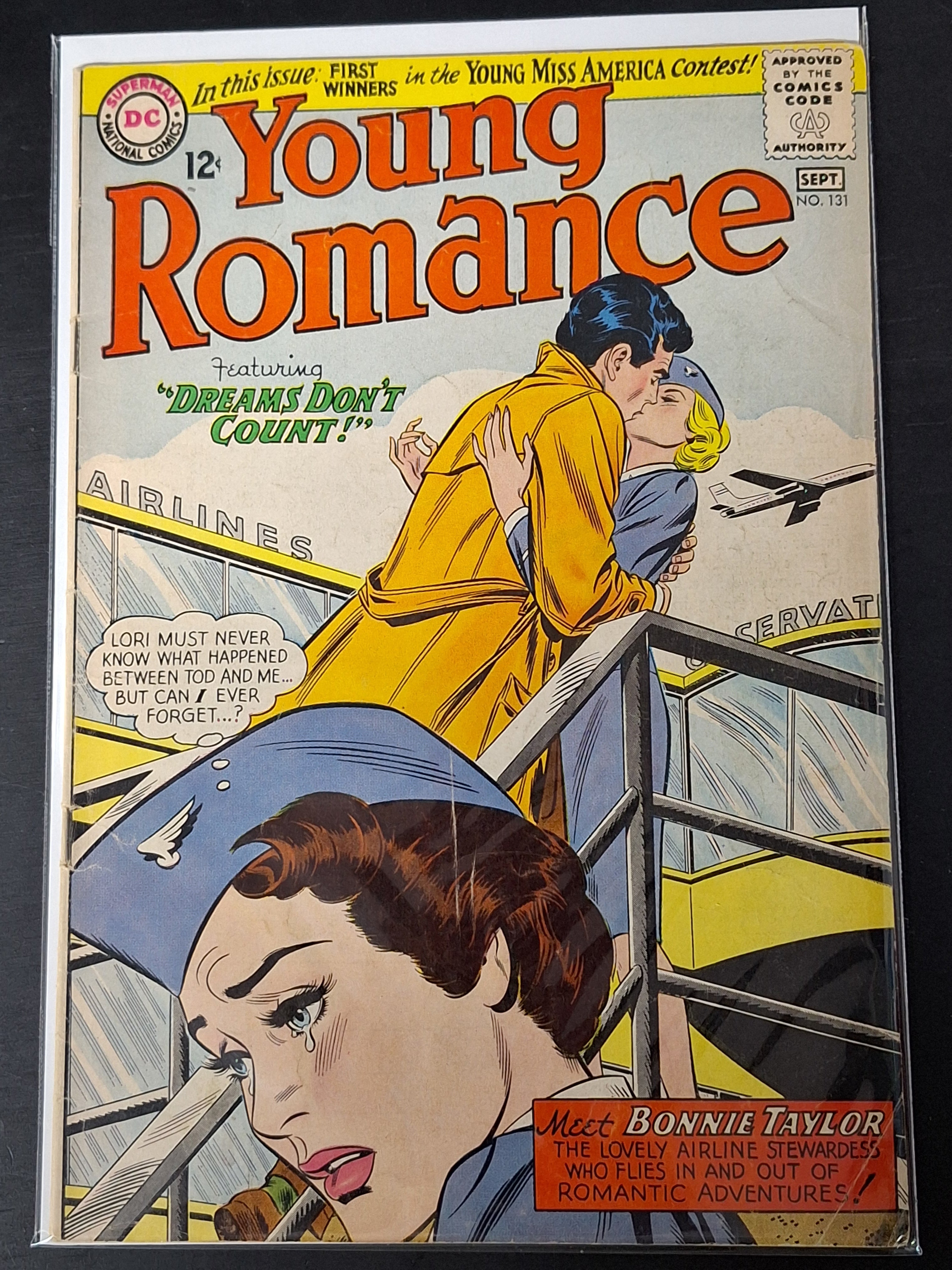 Young Romance 131 DC 1964 1st Bonnie Taylor