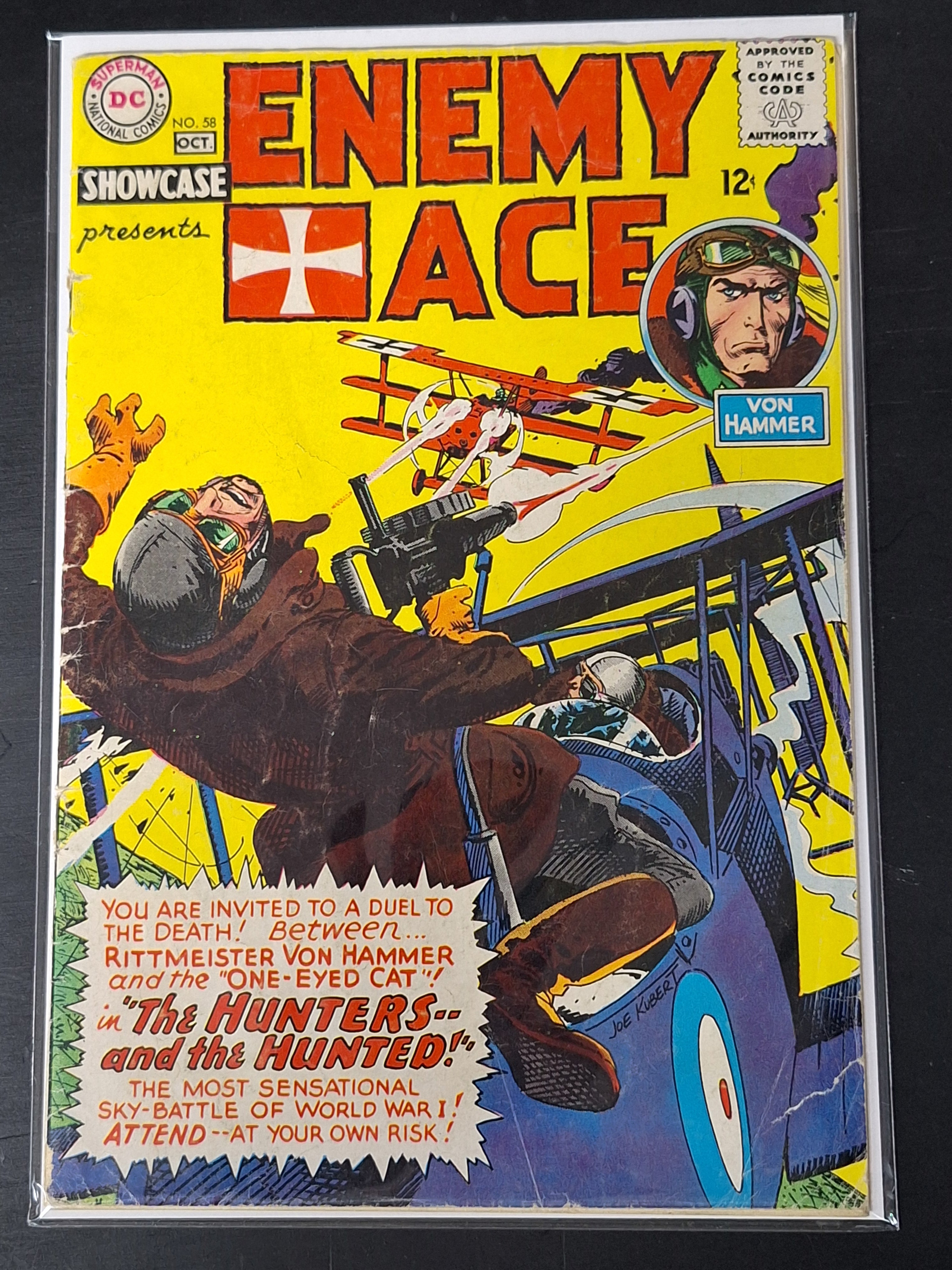 Showcase Presents 58 DC 1965 2nd & Final Enemy Ace Try Out Issue