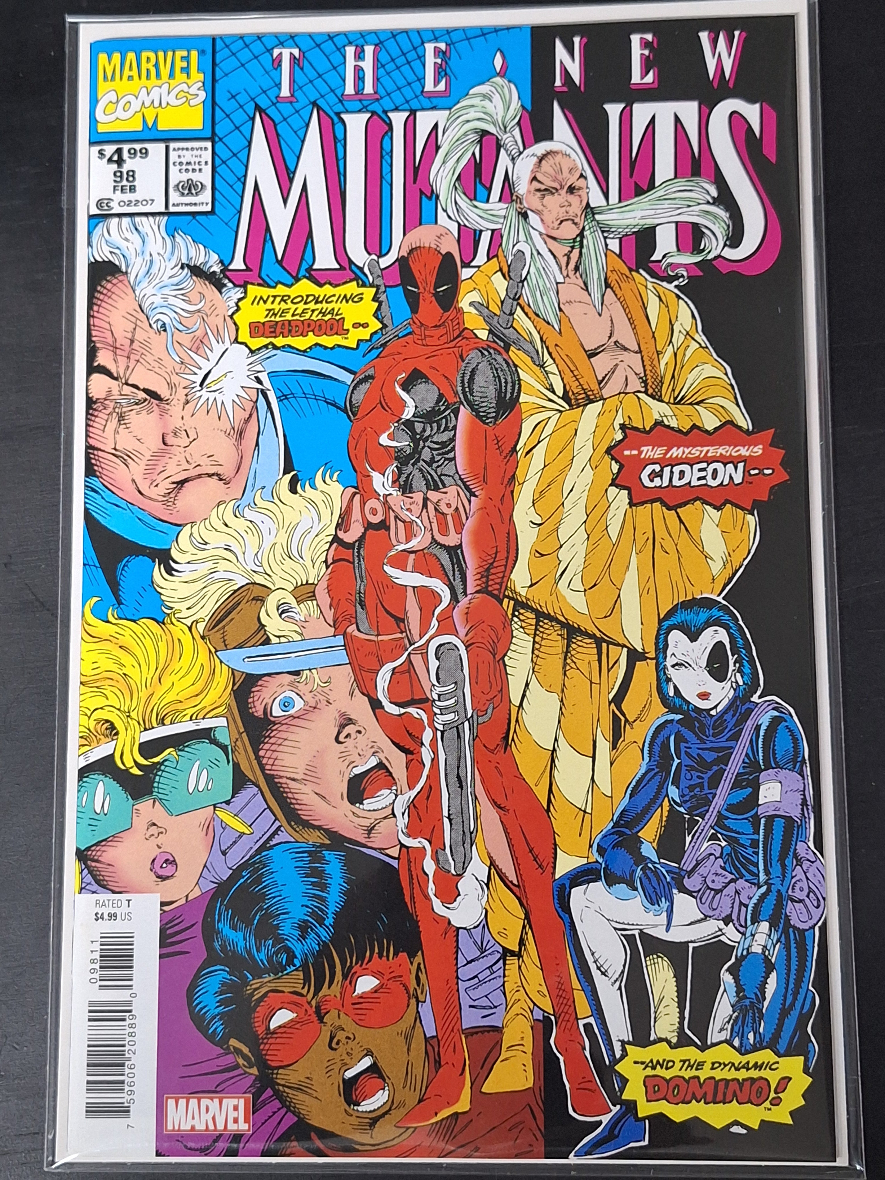 The New Mutants 98 Marvel 2024 Facsimile Edition 1st Deadpool
