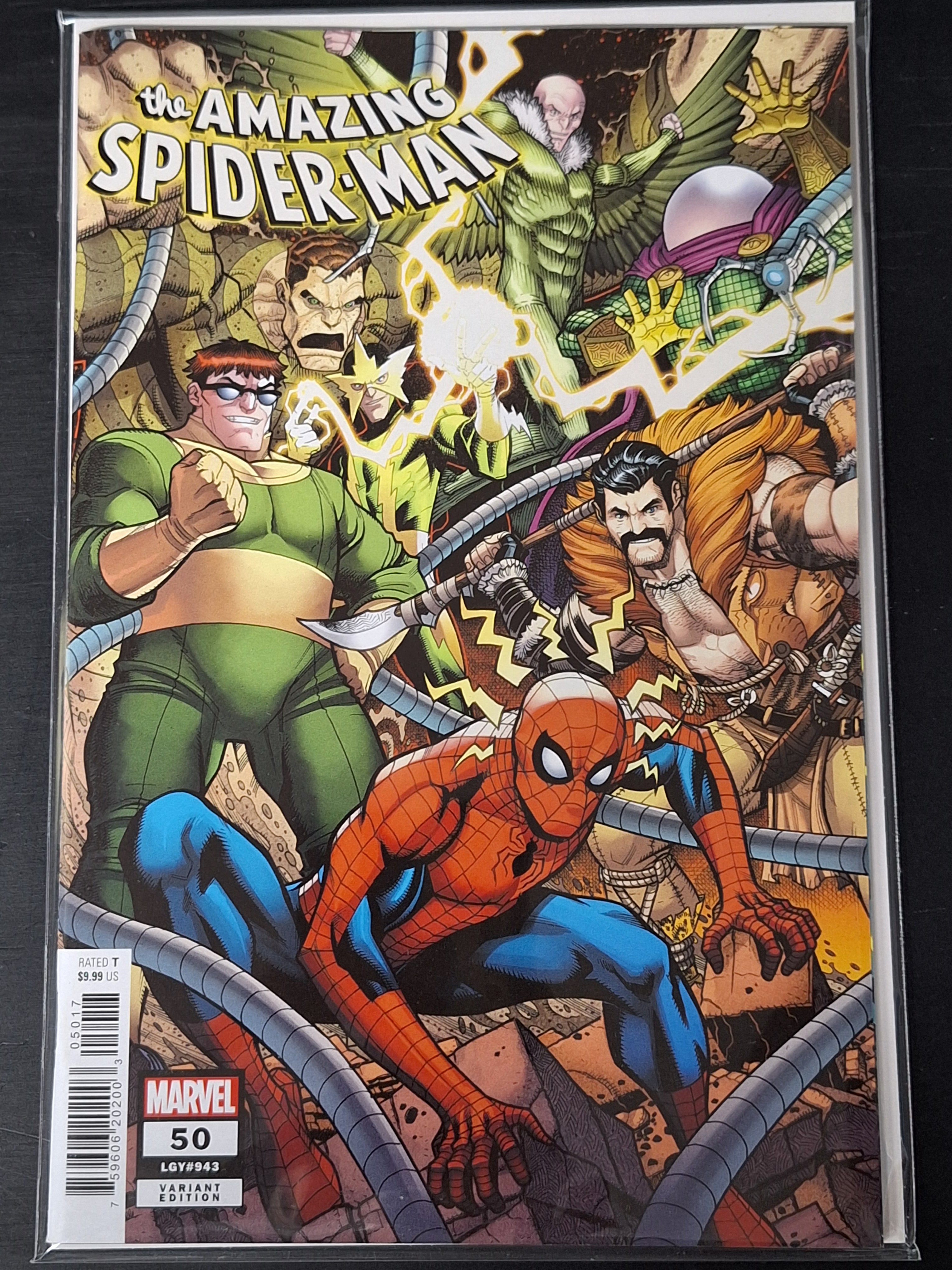 Amazing Spider-Man 50 Marvel 2024 Oversized Issue, 1:25 Nick Bradshaw Variant