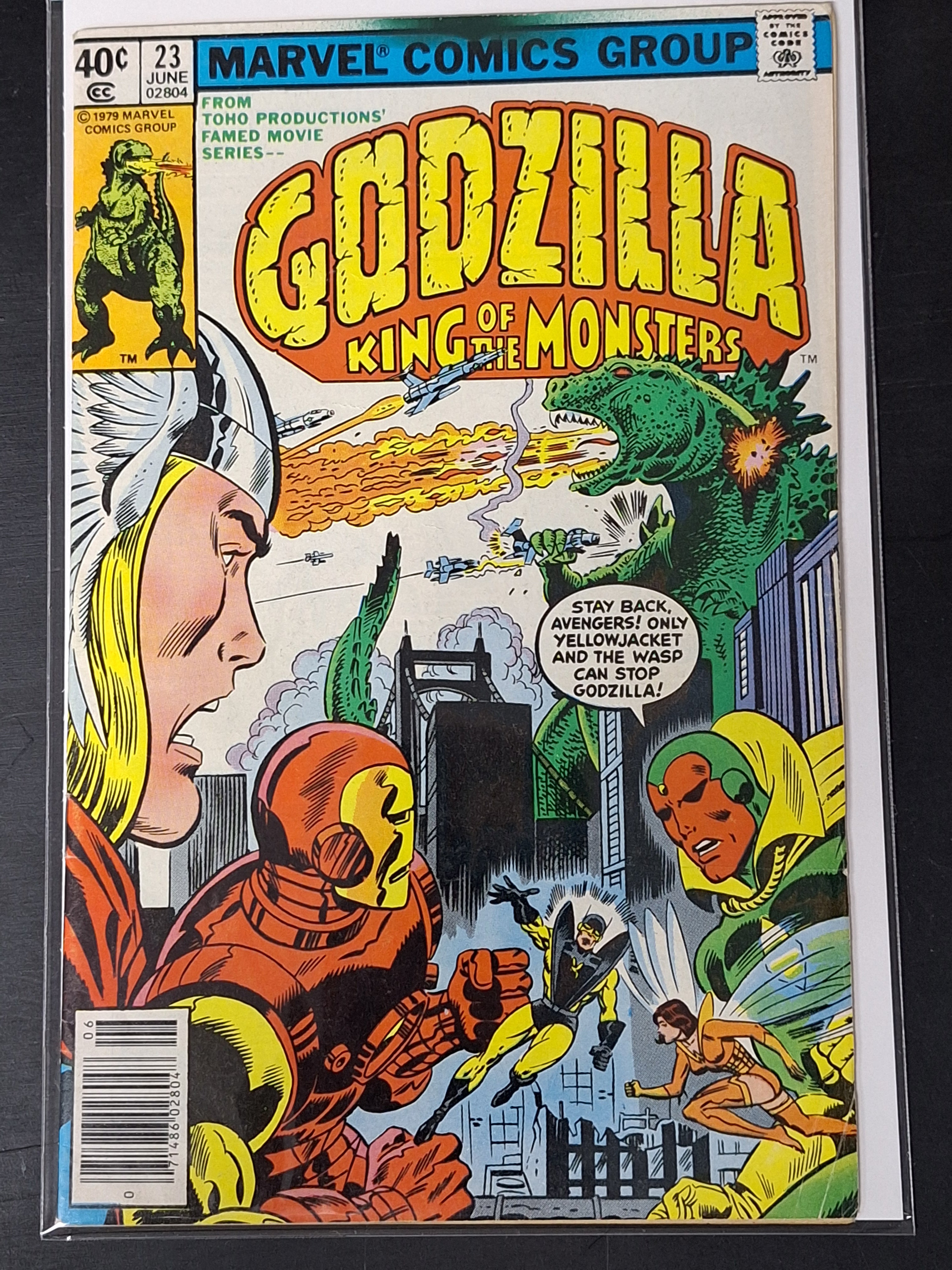 Godzilla King of the Monsters 23 Marvel 1979 Scarce Penultimate Issue