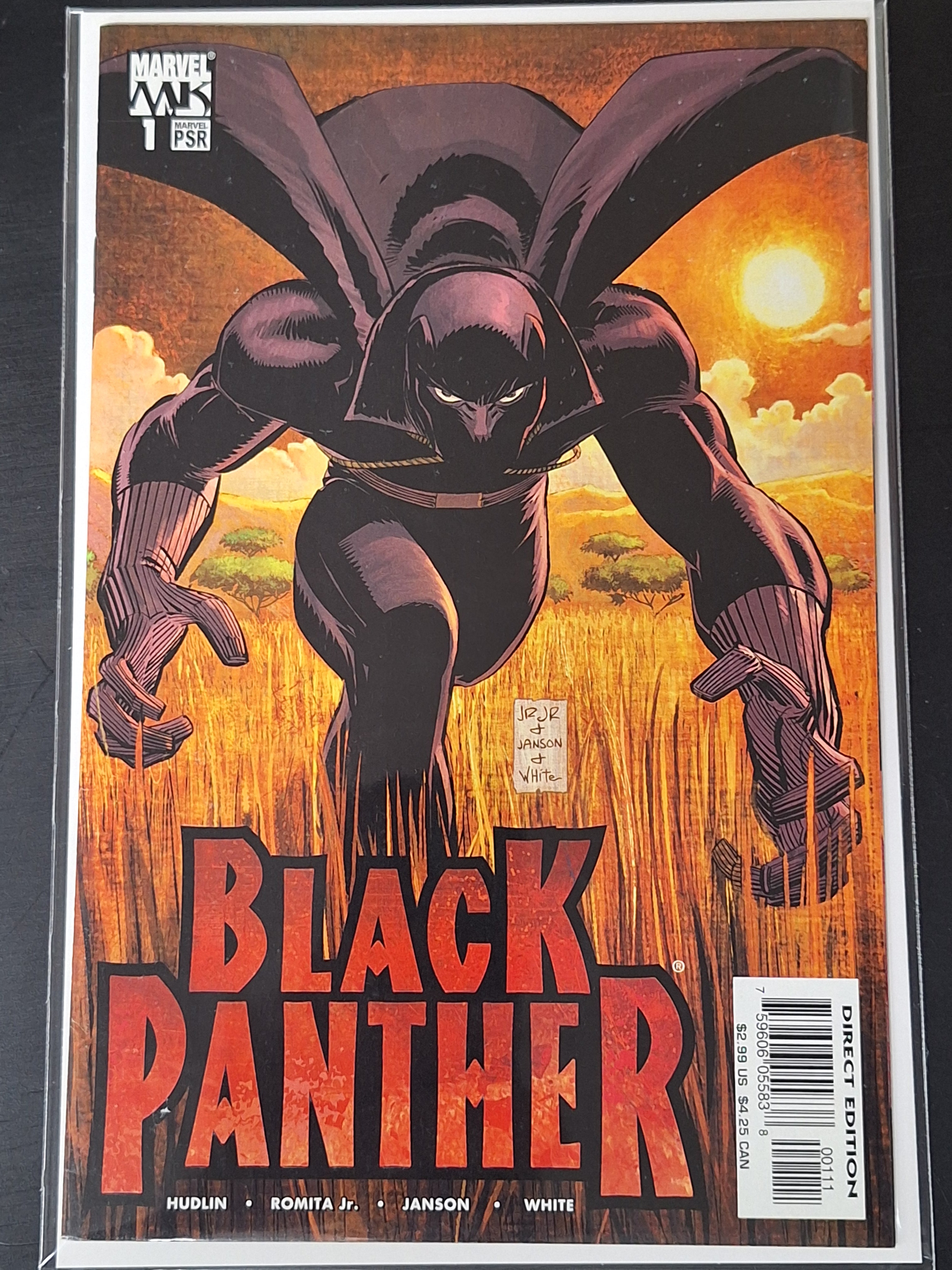 Black Panther 1 Marvel Knights 2005 John Romita JR