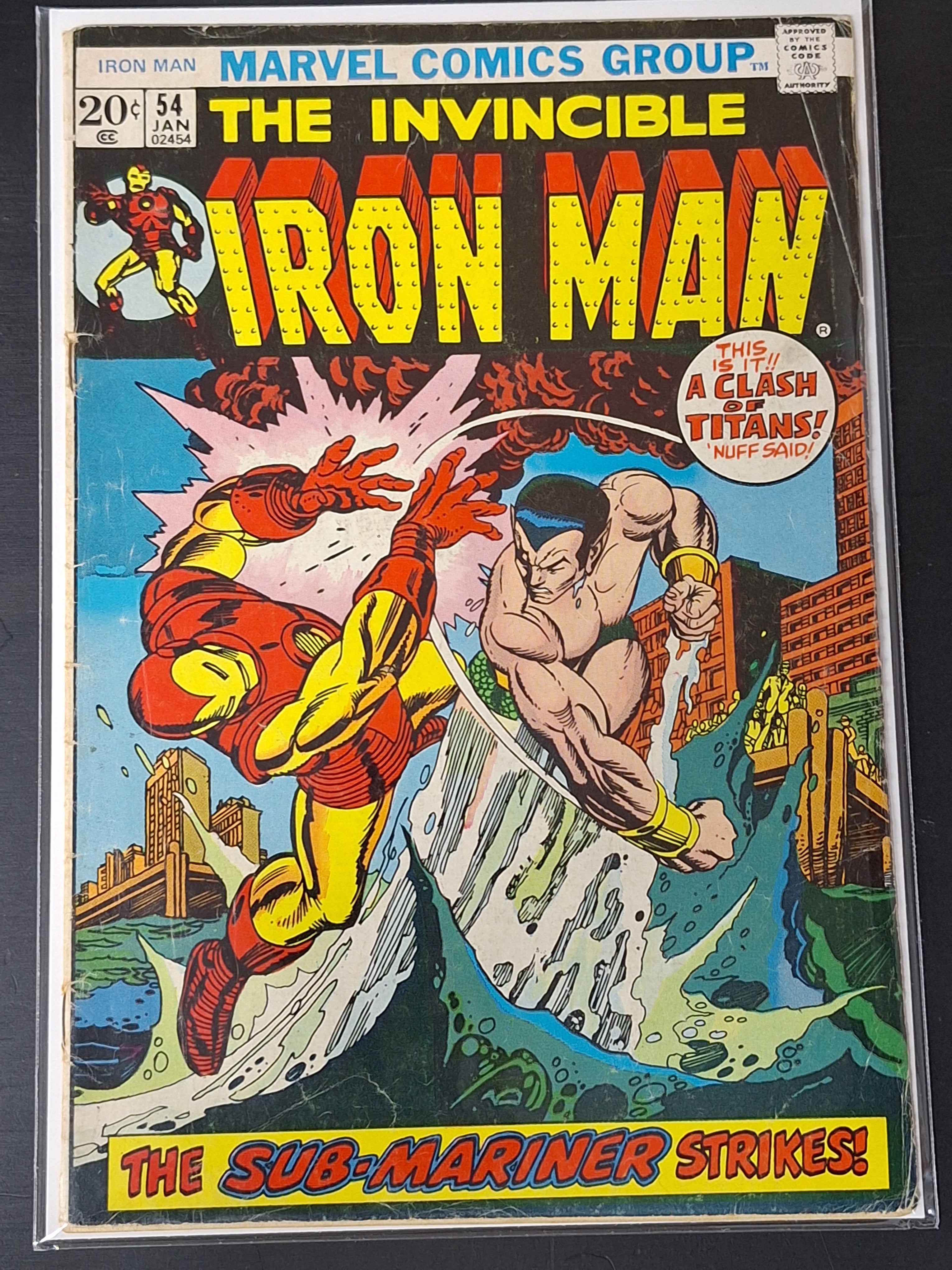 Iron Man 54 Marvel 1973 1st App of Moondragon