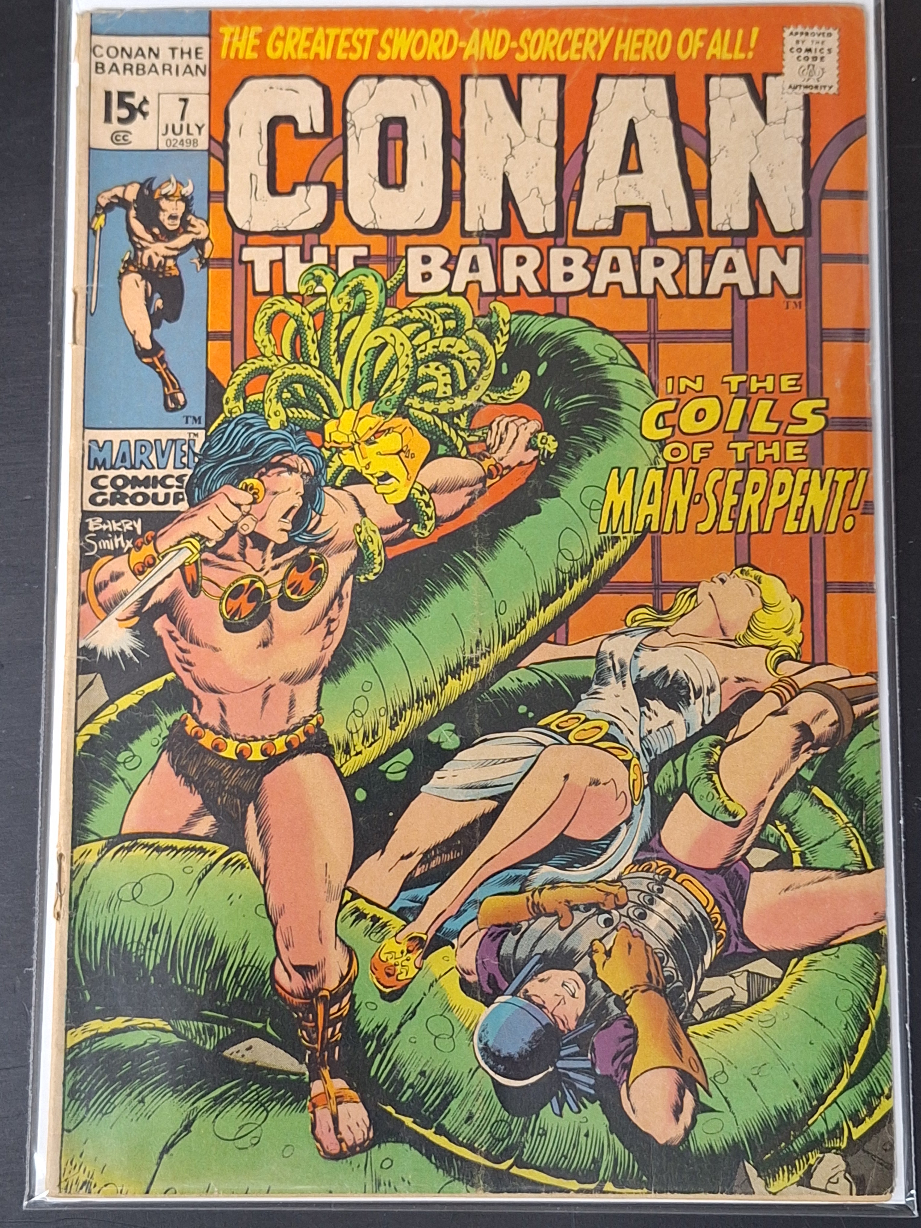 Conan The Barbarian 7 Marvel 1971 Bronze Age Classic